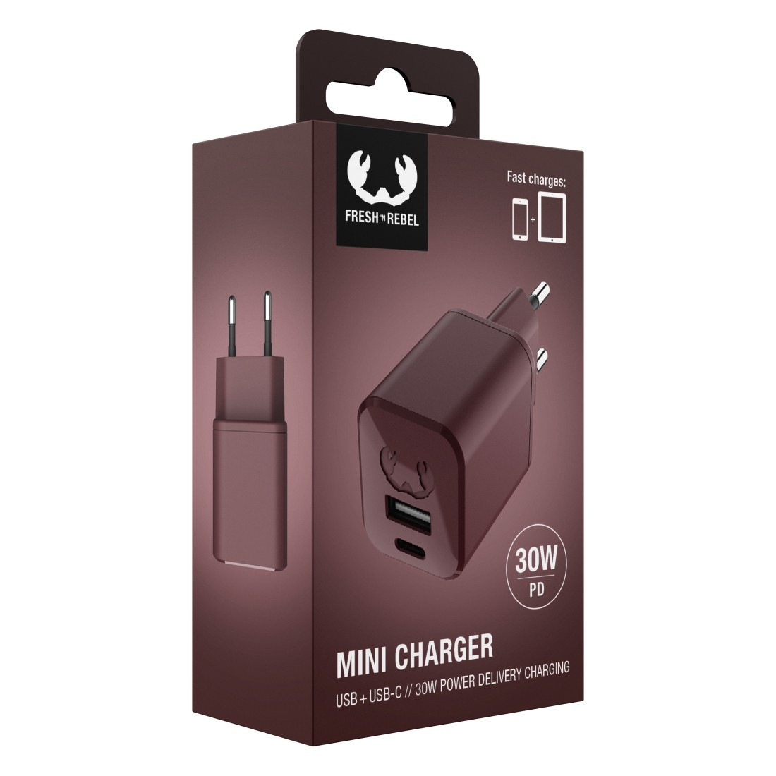 Fresh´n Rebel USB-Ladegerät »Mini-Charger USB-C und USB-A, PD 30W«