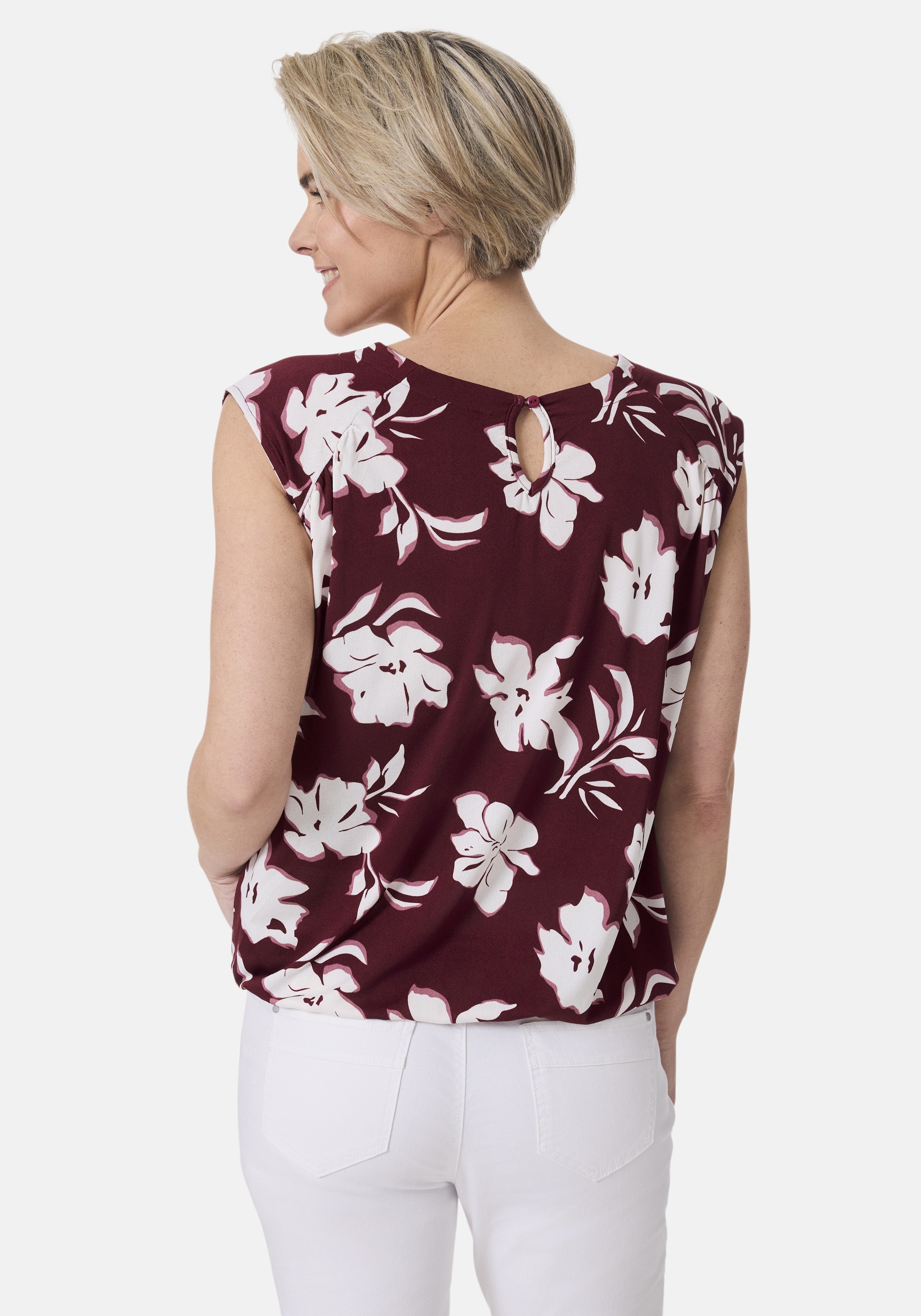 STOOKER WOMEN Shirttop "VEGA Print Top", Blusentop Regular Fit für Damen günstig online kaufen