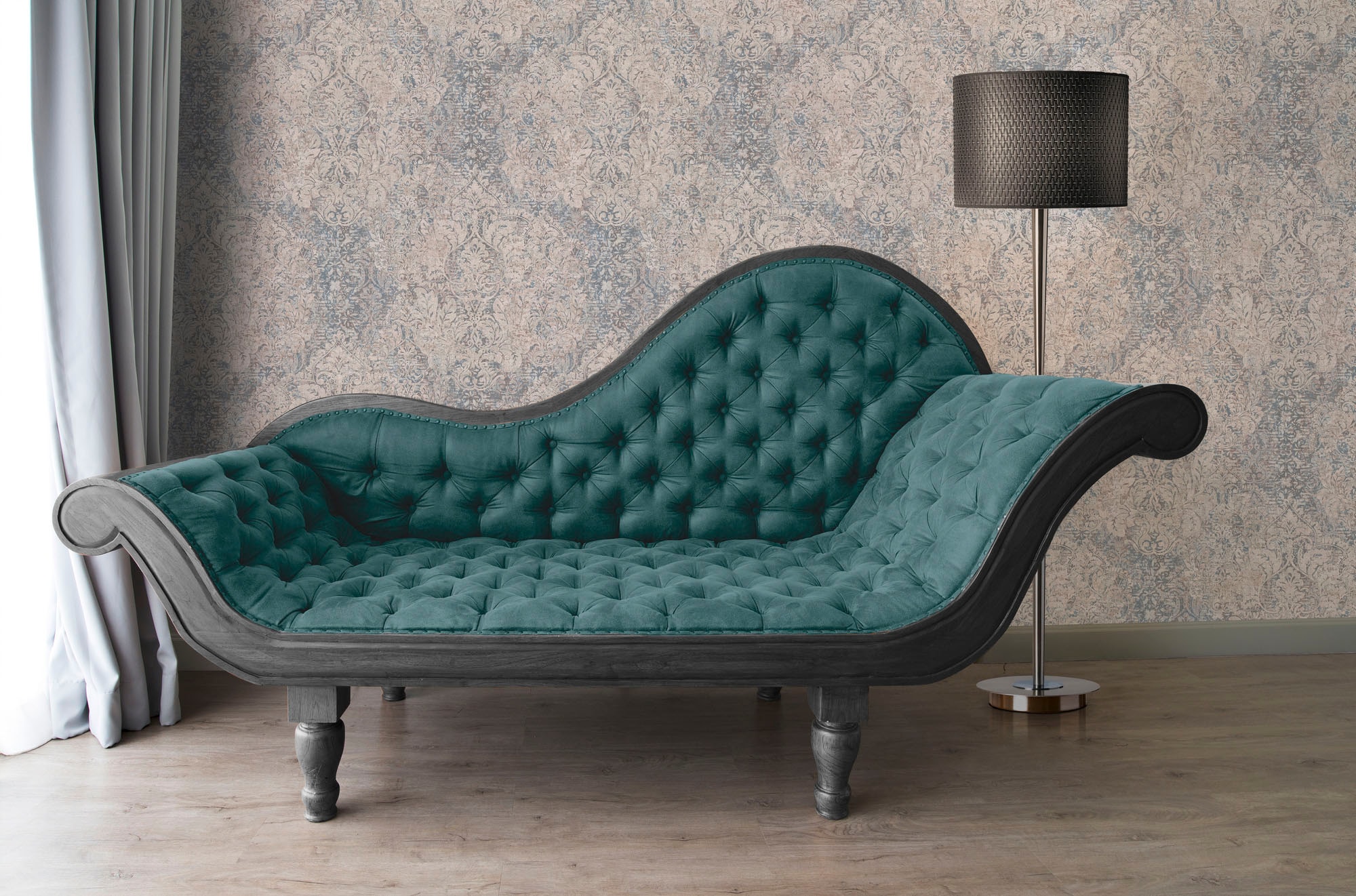 living walls Vliestapete »Mata Hari« Barock | Glitzermuster | ornamental leicht strukturiert Vintagetapete Tapete Barock Tapeten Wohnzimmer Schlafzimmer Küche Flur