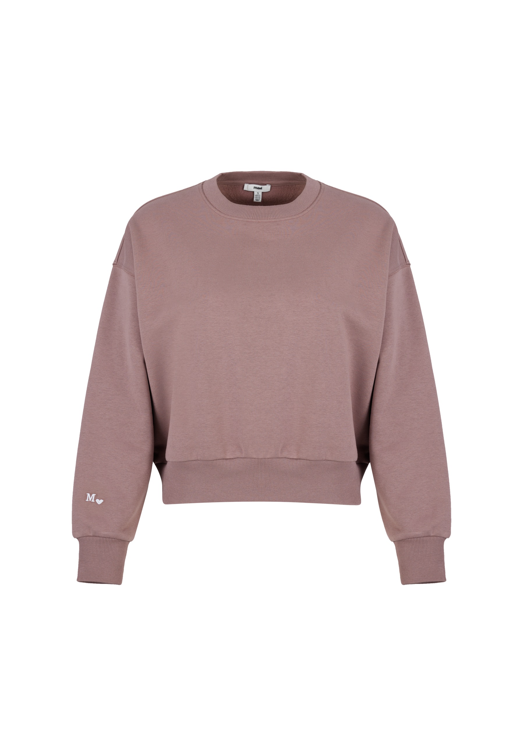 Mavi Rundhalspullover »CREW NECK SWEATSHIRT«, Sweatshirt cropped