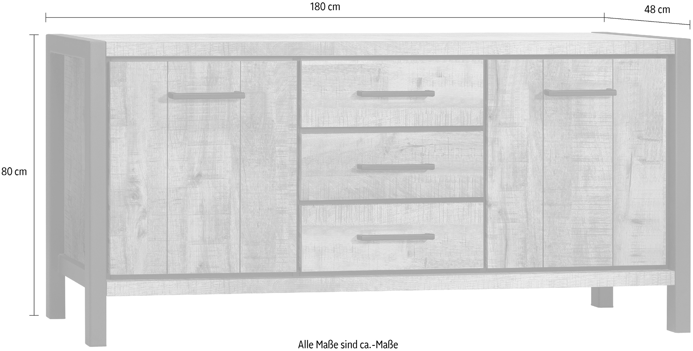OMG Design Sideboard »Ocean«, mit Soft-Close, in zwei Breiten