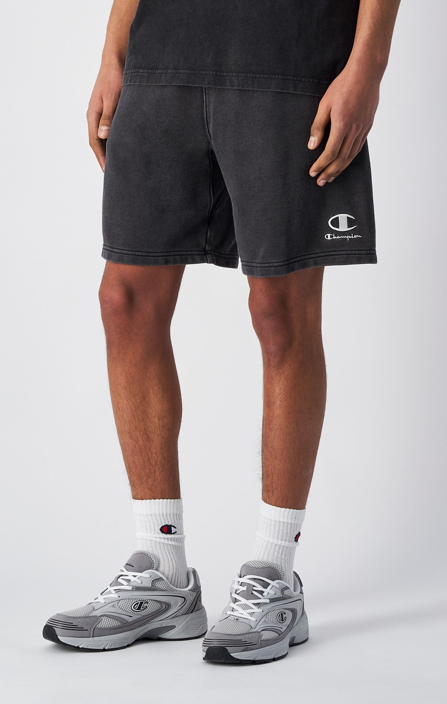Champion Sweatshorts für Freizeit, aus Baumwolle und Polyester, leichtes Ma günstig online kaufen