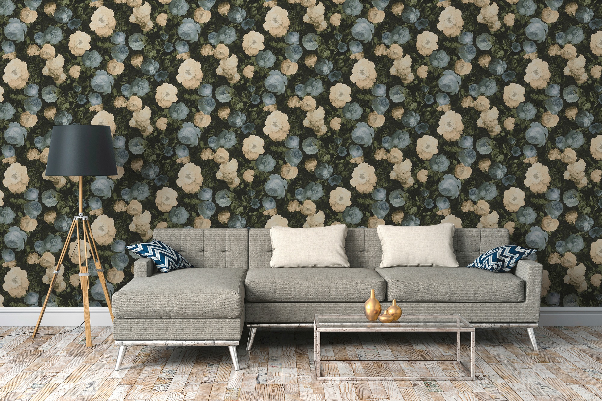 A.S. Création Vliestapete »History of Art«, botanisch-floral-Motiv, Tapete Blumen Tapeten Wohnzimmer Schlafzimmer Küche modern Design Büro