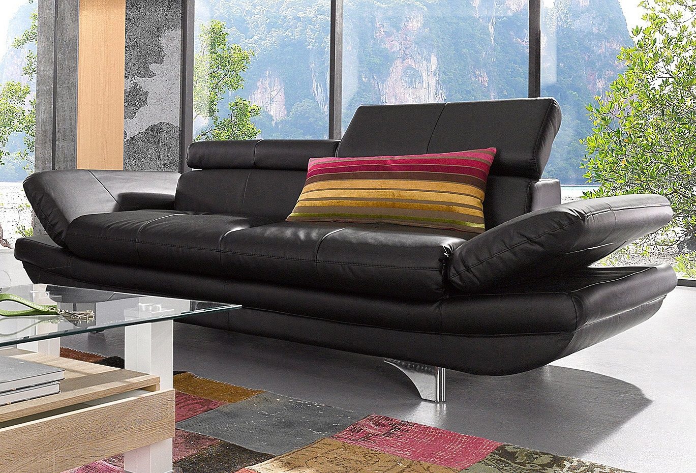 COTTA 2-Sitzer "Enterprise", Big-Sofa, mit Armteilverstellung & Kopfteilver günstig online kaufen