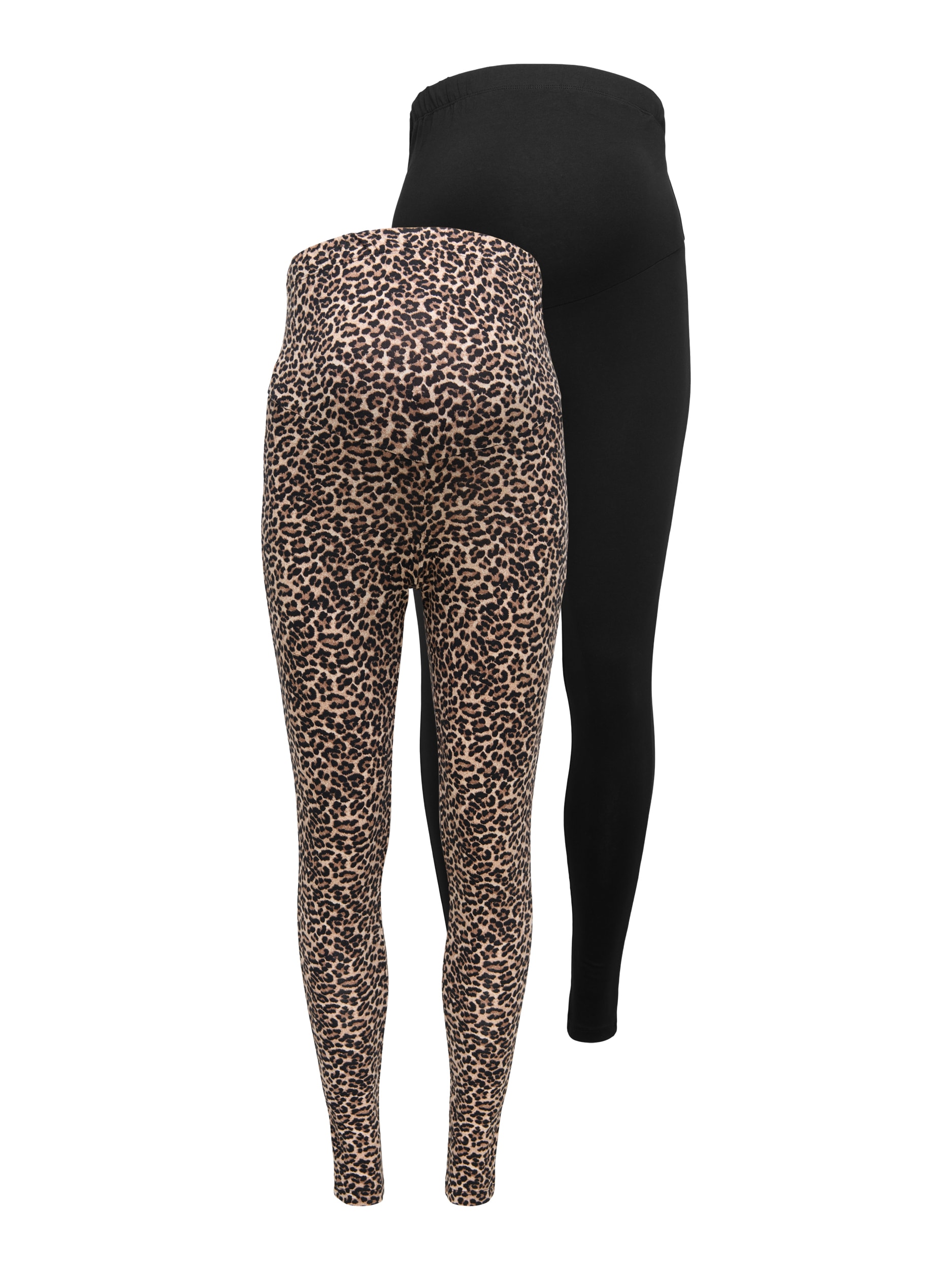 ONLY MATERNITY Umstandsleggings »OLMLOVELY NEW LEGGING 2PCK AOP JRS NOOS«, (Packung, 2 tlg.)