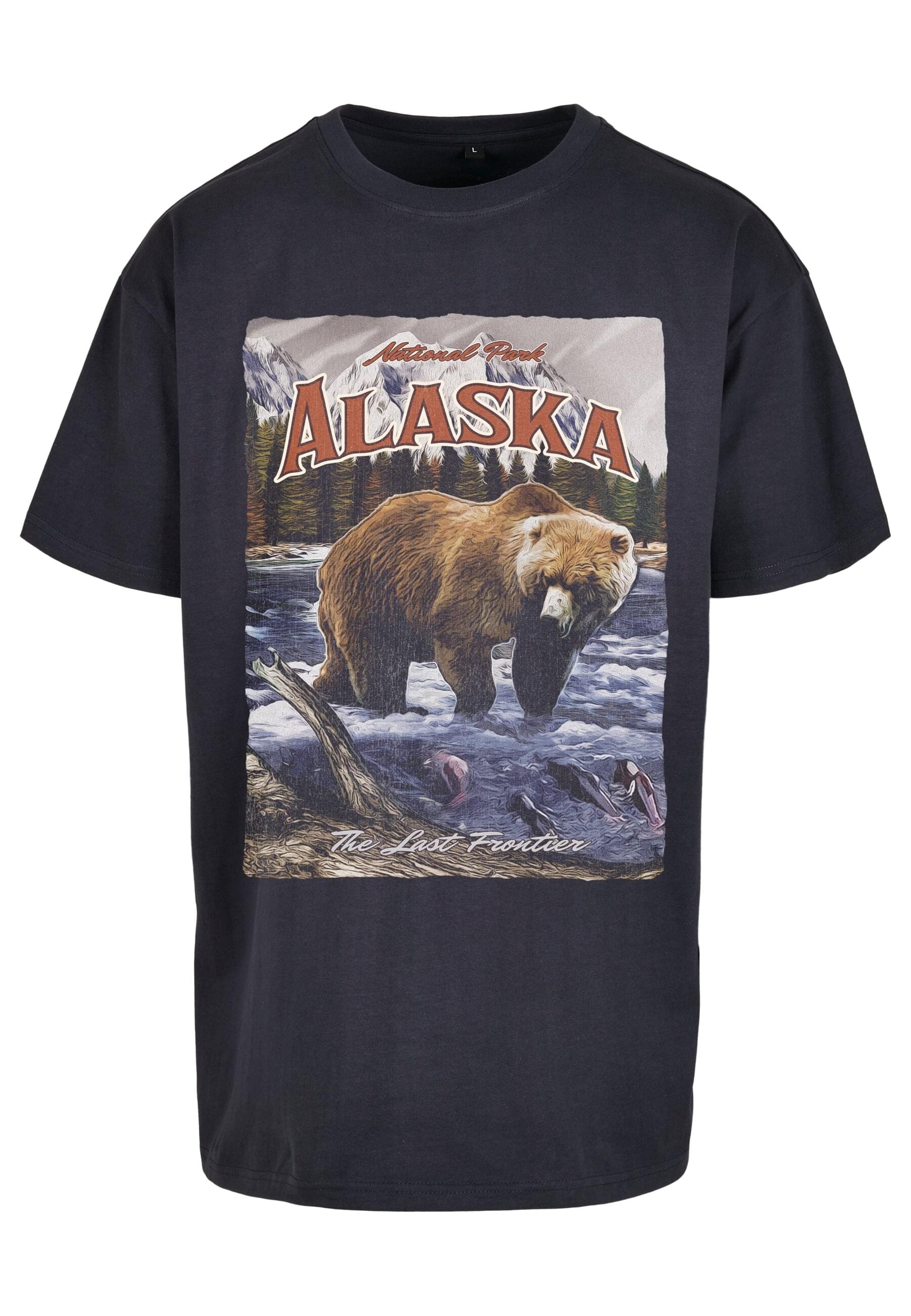 T-Shirt »Upscale by Mister Tee Herren Alaska Vintage Oversize Tee«, (1 tlg.)