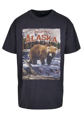 T-Shirt »Upscale by Mister Tee Herren Alaska Vintage Oversize Tee«, (1 tlg.)