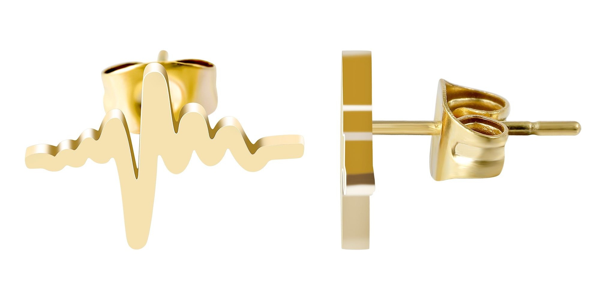 Paar Ohrhänger ADELIA´S "Damen Ohrringe – Ohrstecker aus Edelstahl", Damen, Gr. Damen, Edelstahl, gold, Ohrringe, Perfekt als Geschenk für besondere Menschen 5