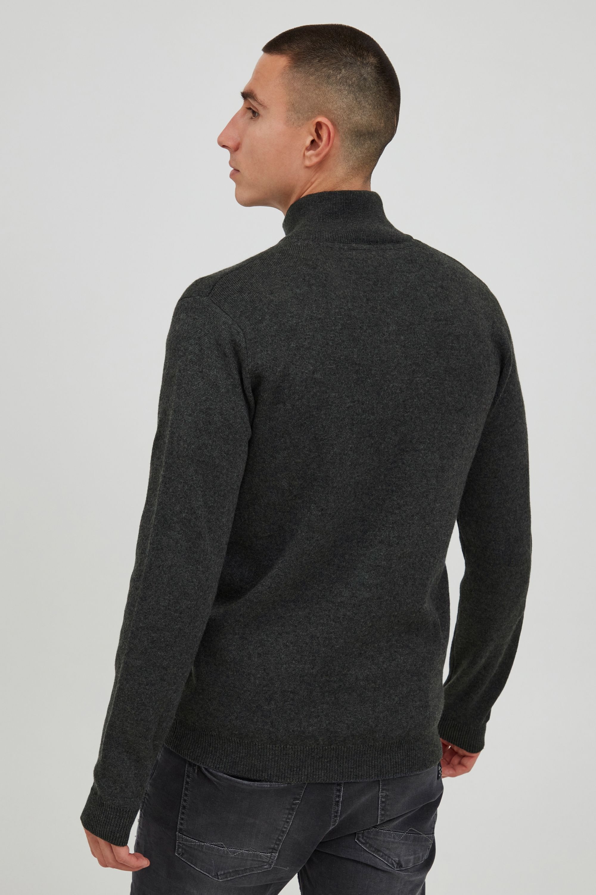 11 PROJECT PRSandor Knit Jacket Dark Grey Melange L 3