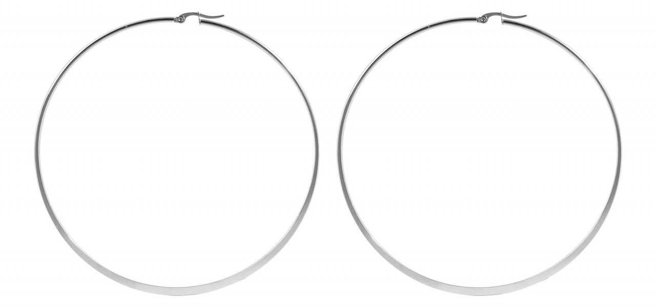 Adelia´s Paar Creolen »Neuheit 2025 - Damen Creolen aus poliertem Edelstahl«