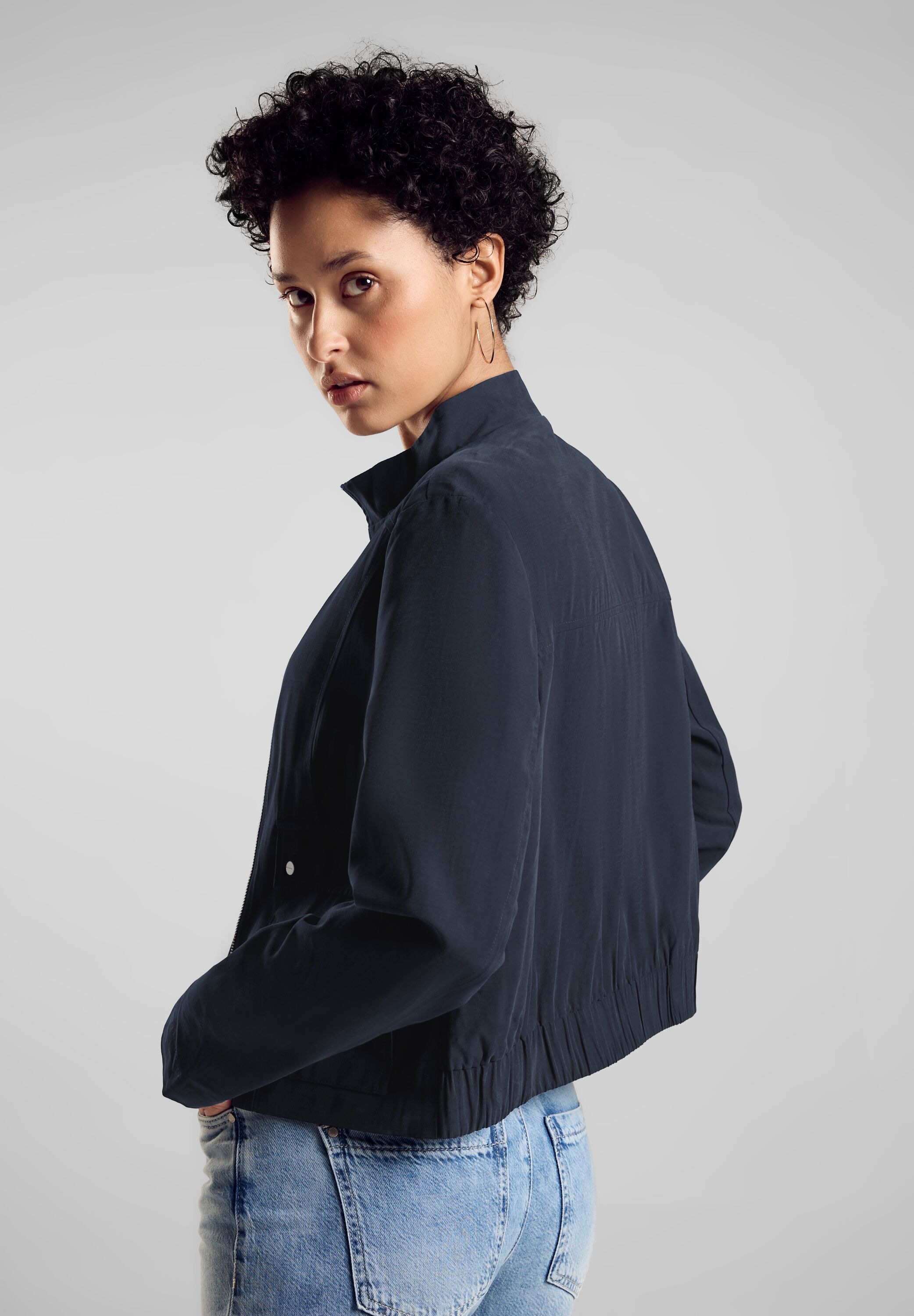 STREET ONE Kurzjacke, ohne Kapuze, mit aufgenähten Taschen