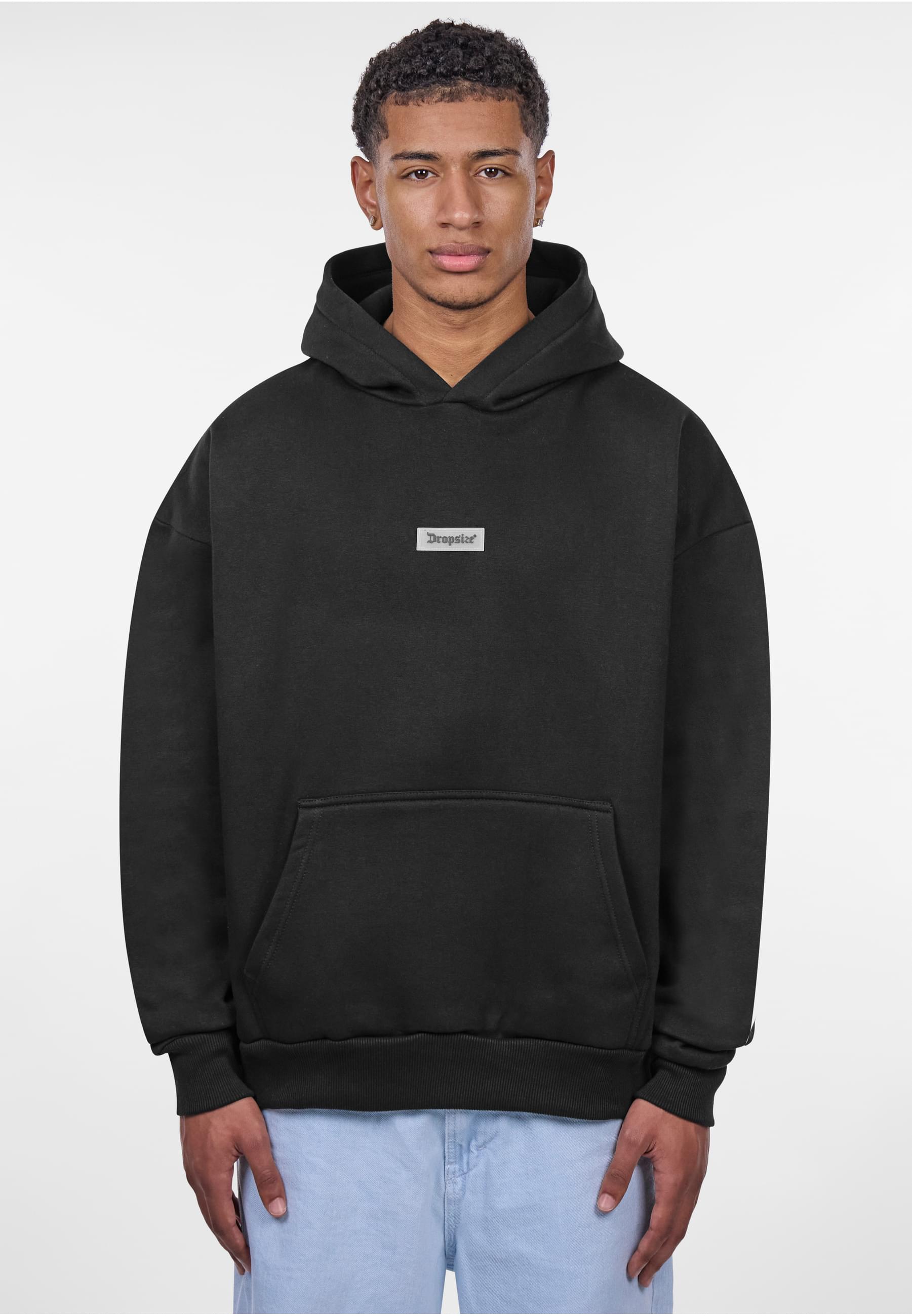 Thumbnail - Dropsize Kapuzensweatshirt "Dropsize HEAVY OVERSIZE MIDDLE RUBBER PATCH HOODIE", 1 Stk.
