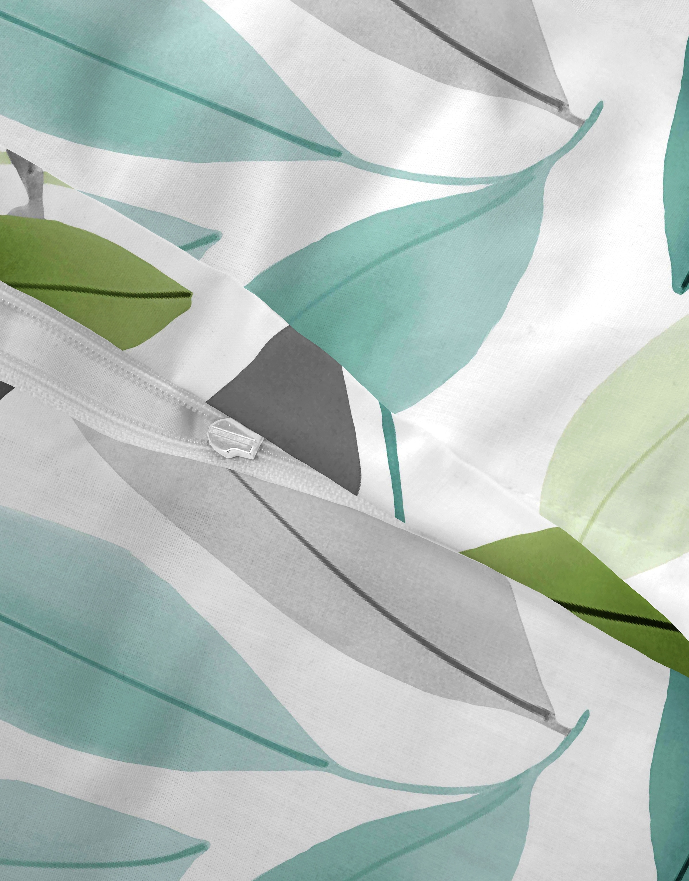 Castell - Markenbettwäsche Bettwäsche »0560969 Microfaser Bettwäsche 100% Polyester ab Größe 135x200 cm« 2 seidig glatt, Reißverschluss, geblümt