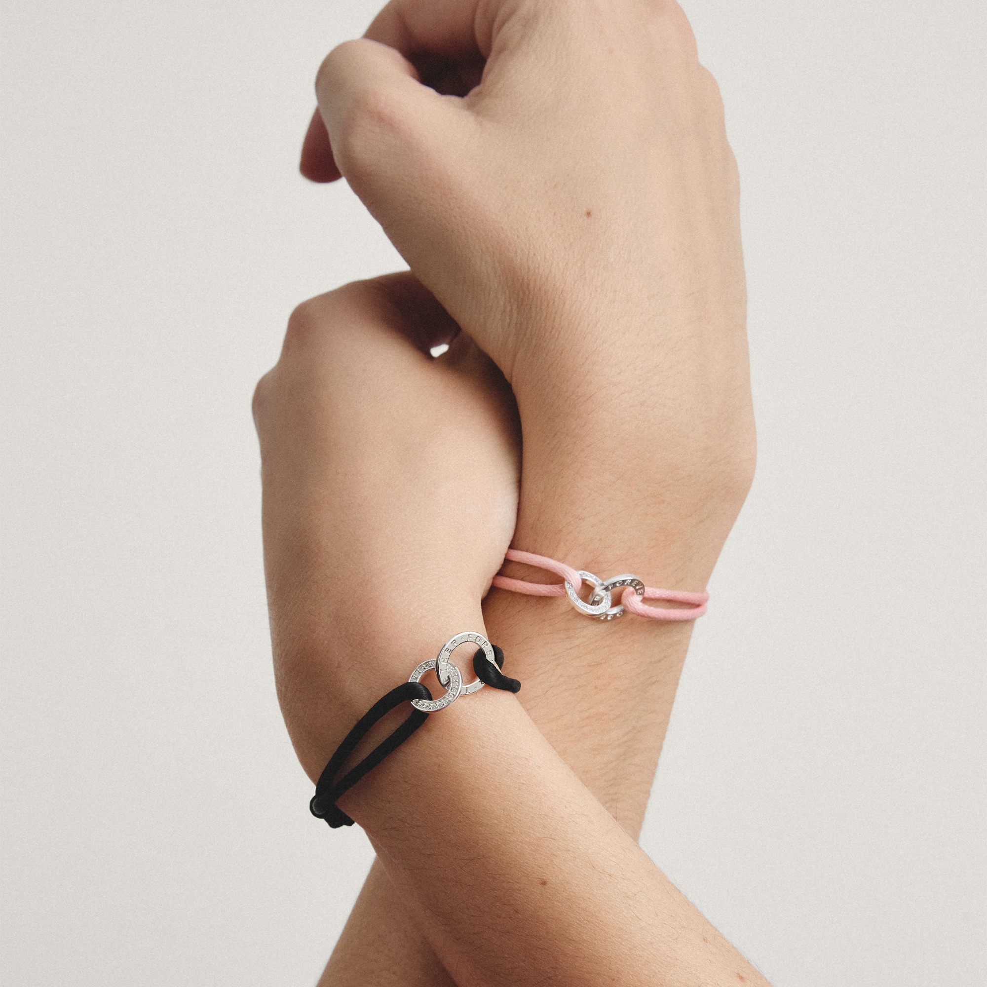 THOMAS SABO Armband »Together Textilarmband« mit Zirkonia (synth.)
