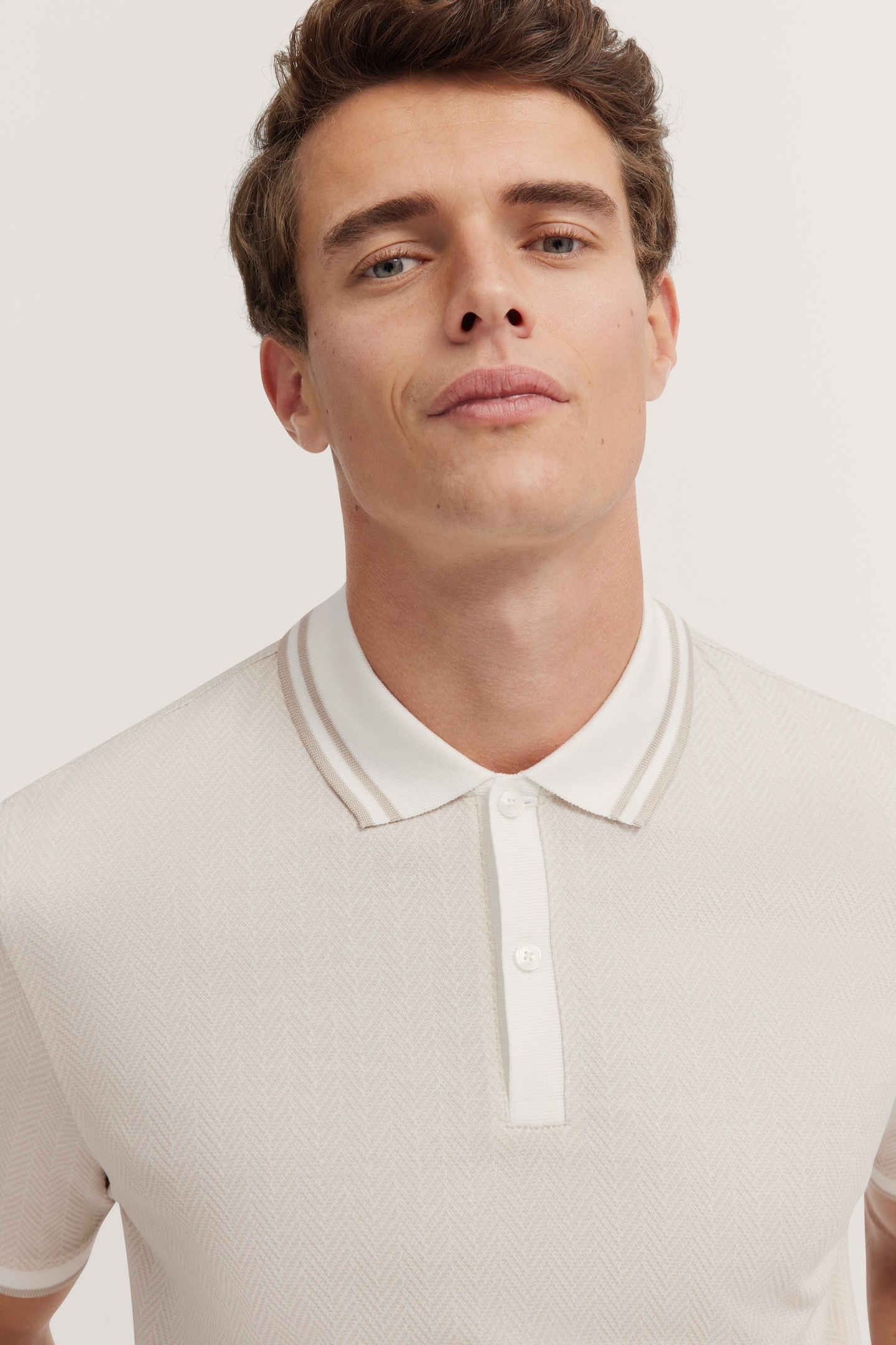 bugatti Poloshirt, mit körpernaher Passform
