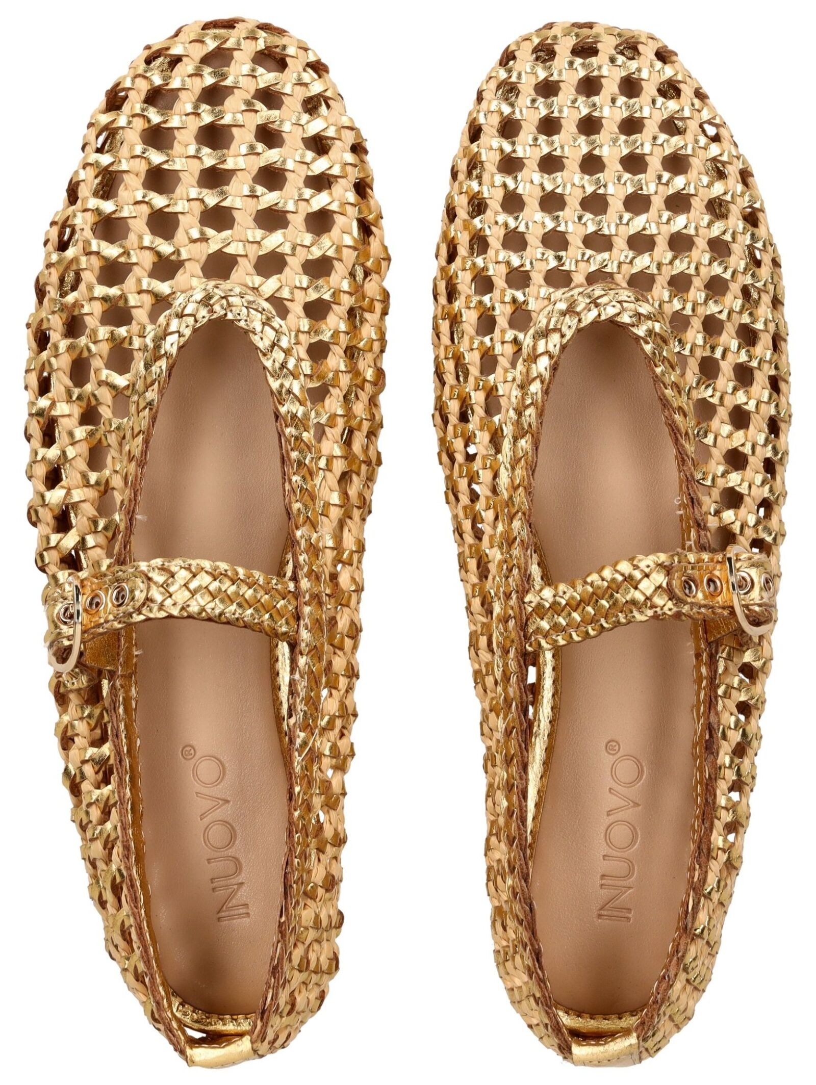 INUOVO Riemchenballerina »INUOVO Ballerinas Leder«