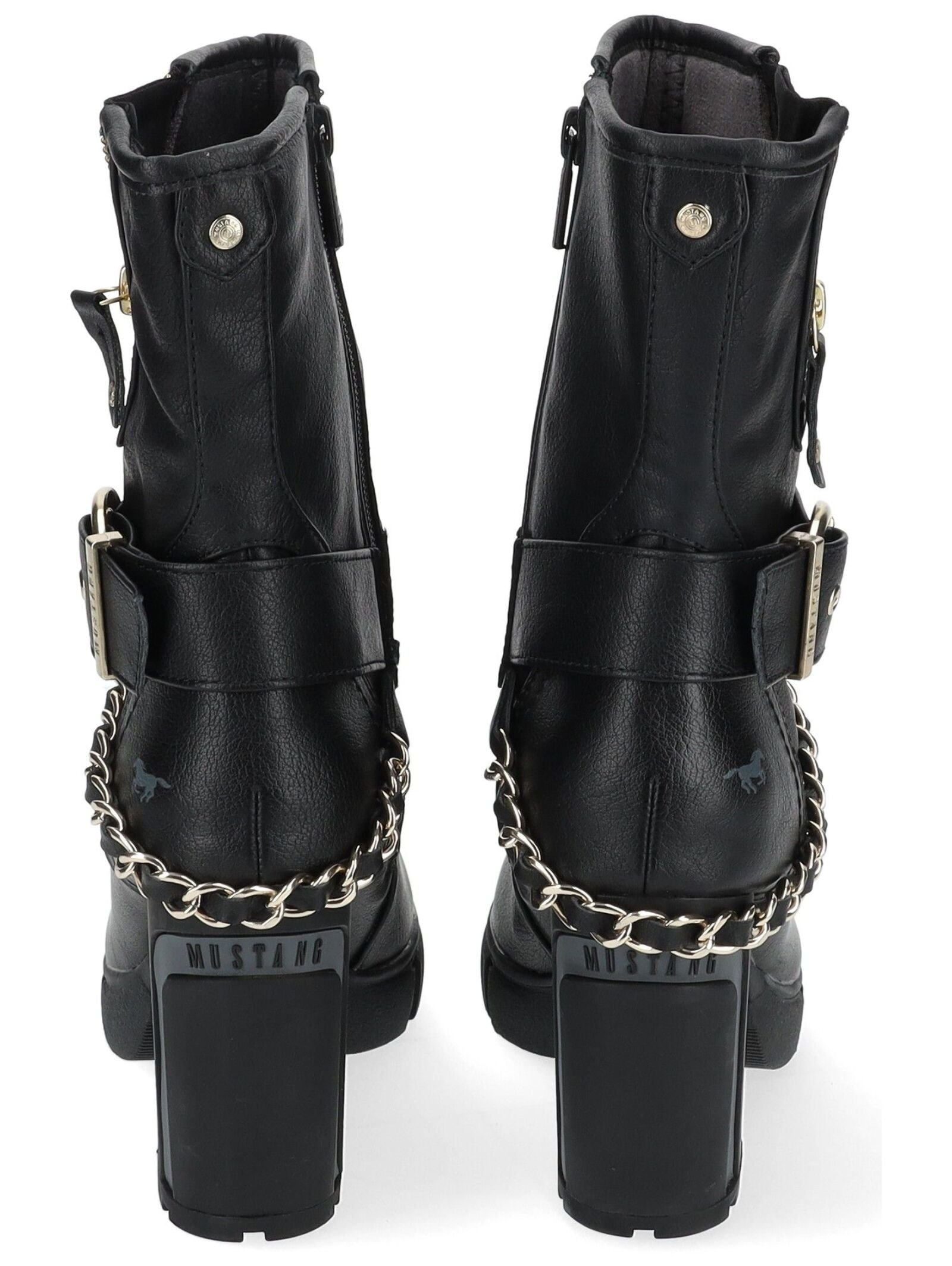 Mustang Shoes High-Heel-Stiefelette »Mustang Shoes Stiefelette Lederimitat«