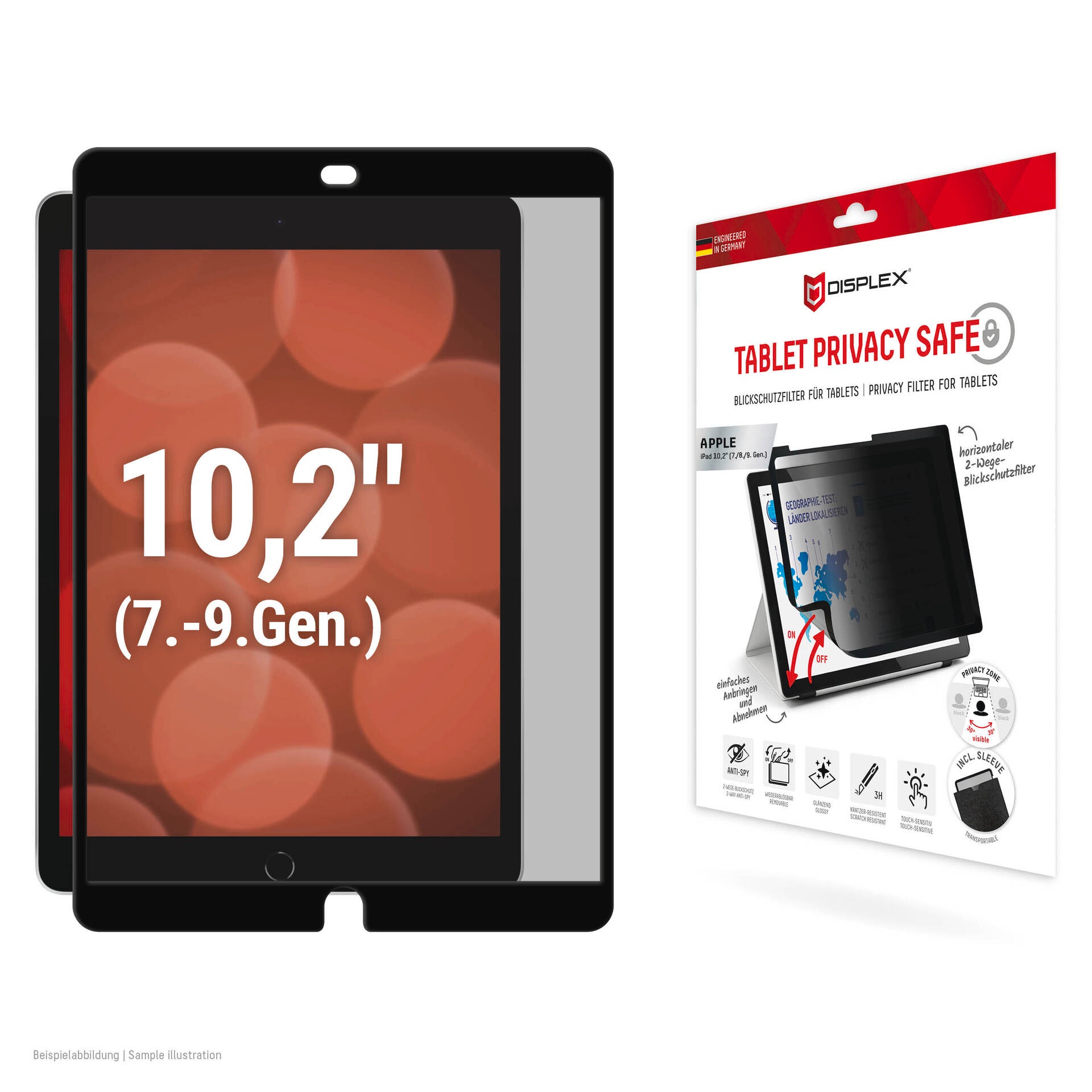 Displex Displayschutzfolie »Tablet Privacy Saf...