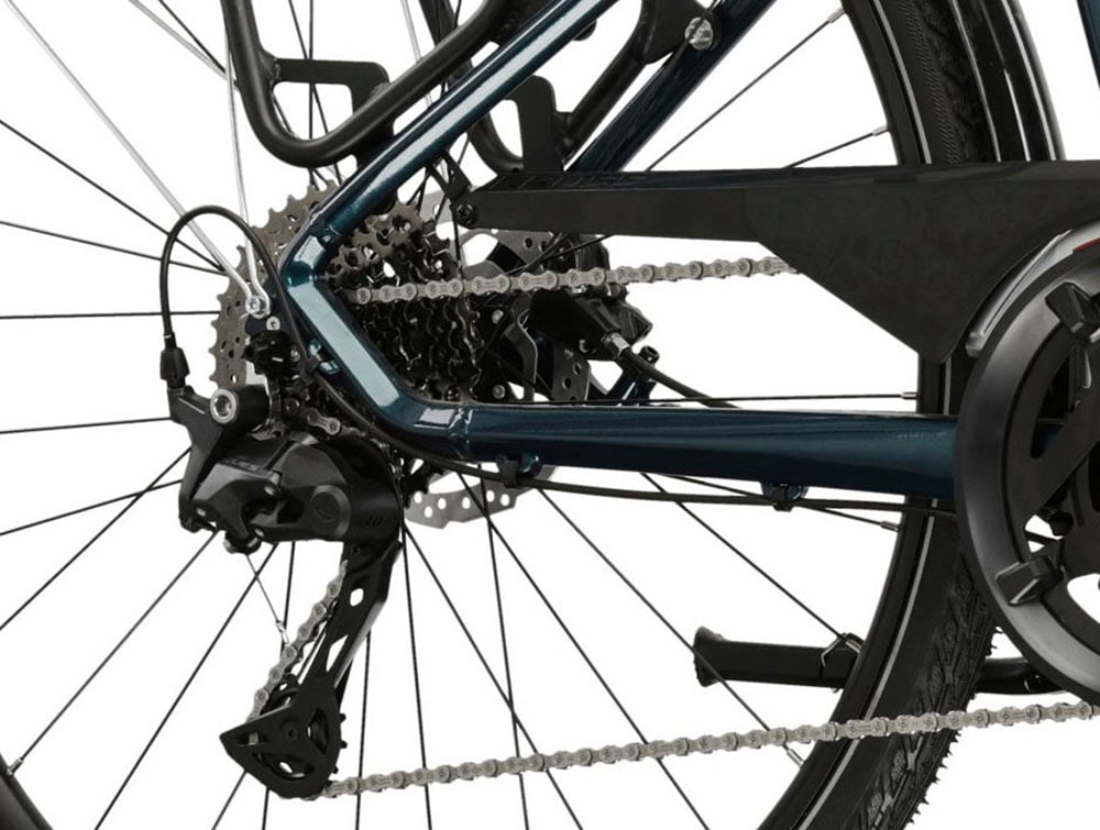 Kross Trekkingrad »Trekkingrad Trans 7.0 blau 20 Gänge«, 20 Gang, Shimano, CUES U6020 Schaltwerk, Kettenschaltung