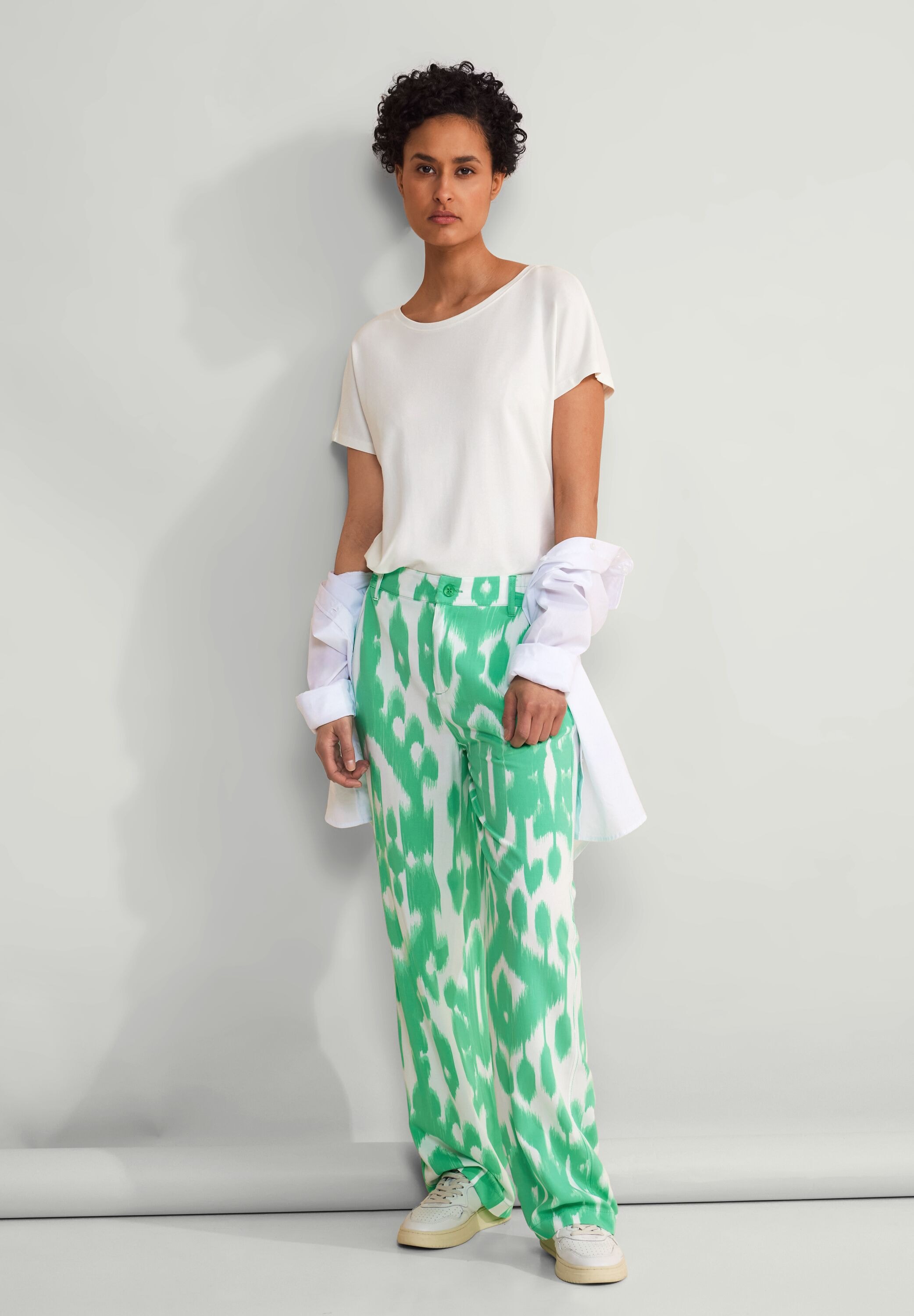 STREET ONE Stoffhose, High Waist