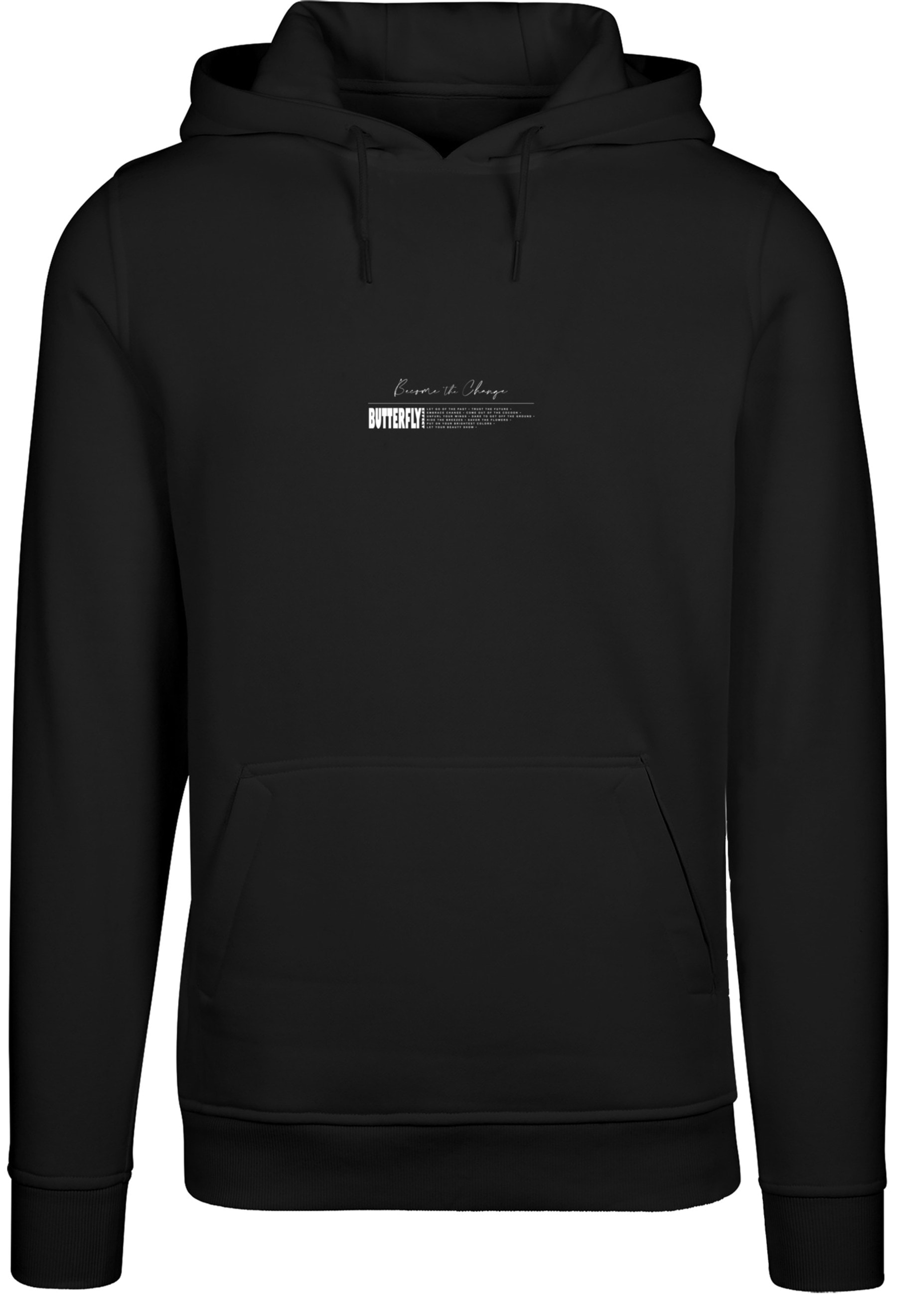 MisterTee Kapuzenpullover "MisterTee Herren Become the Change Butterfly 2.0 günstig online kaufen
