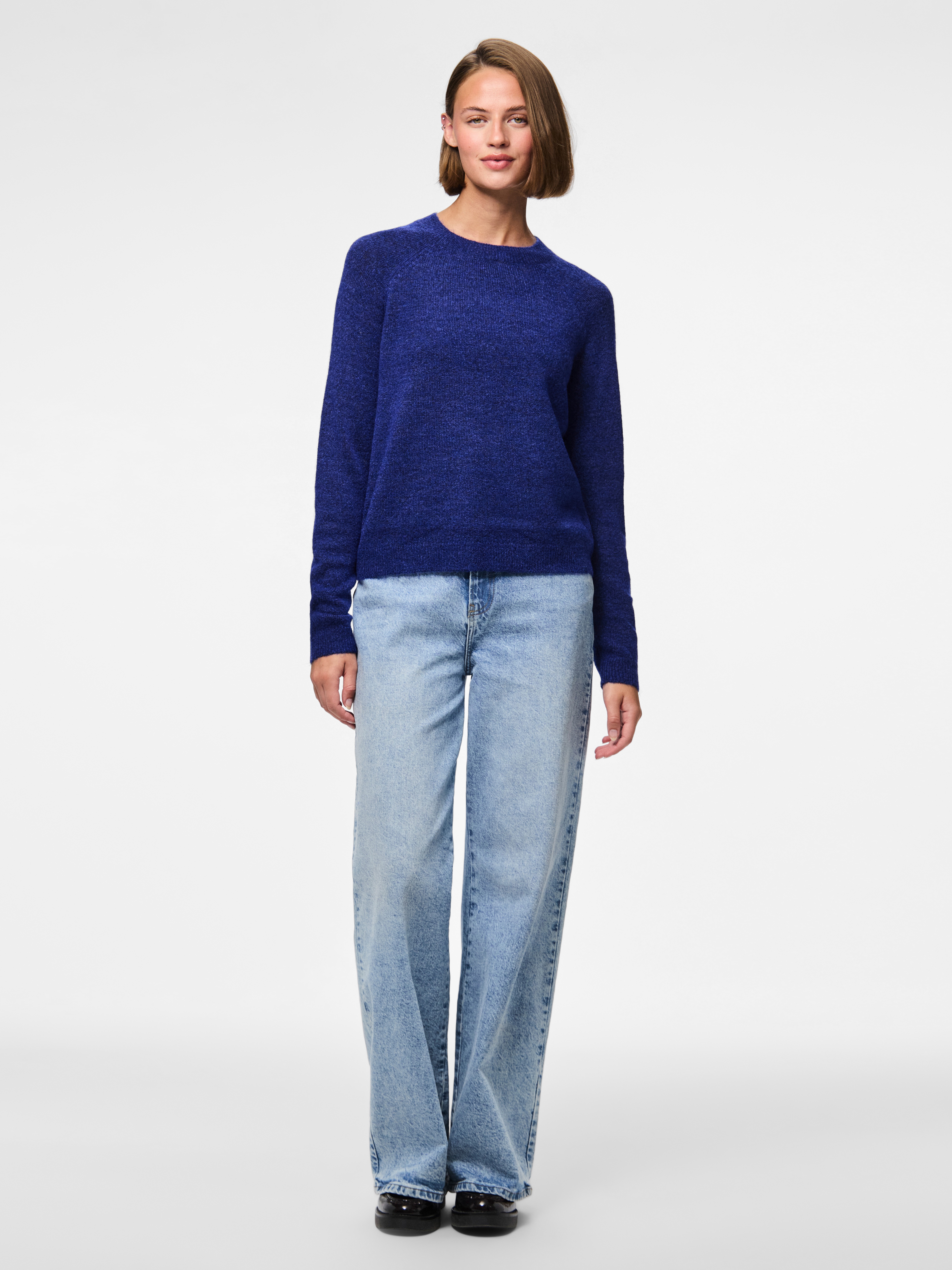 Thumbnail - pieces Strickpullover "PCJULIANA LS O-NECK KNIT NOOS BC"