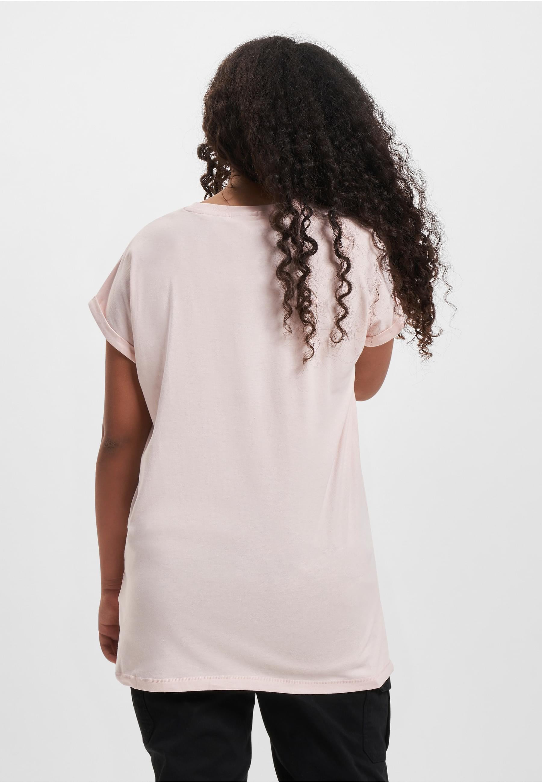 URBAN CLASSICS T-Shirt »Urban Classics Damen Girls Organic Extended Shoulder Tee«, (1 tlg.)