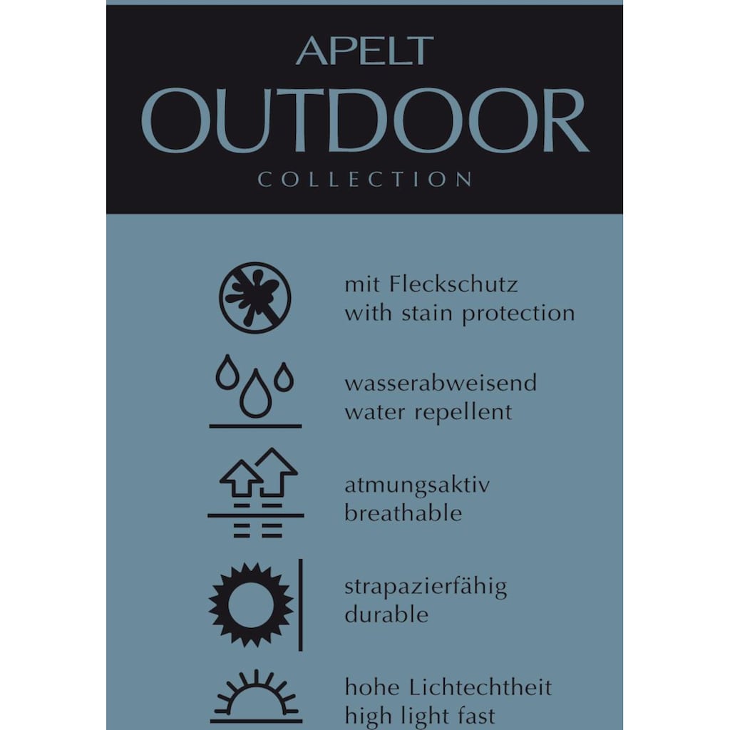 APELT Mitteldecke »3961 Outdoor, Sommerdeko, Sommer«, (1 St.)