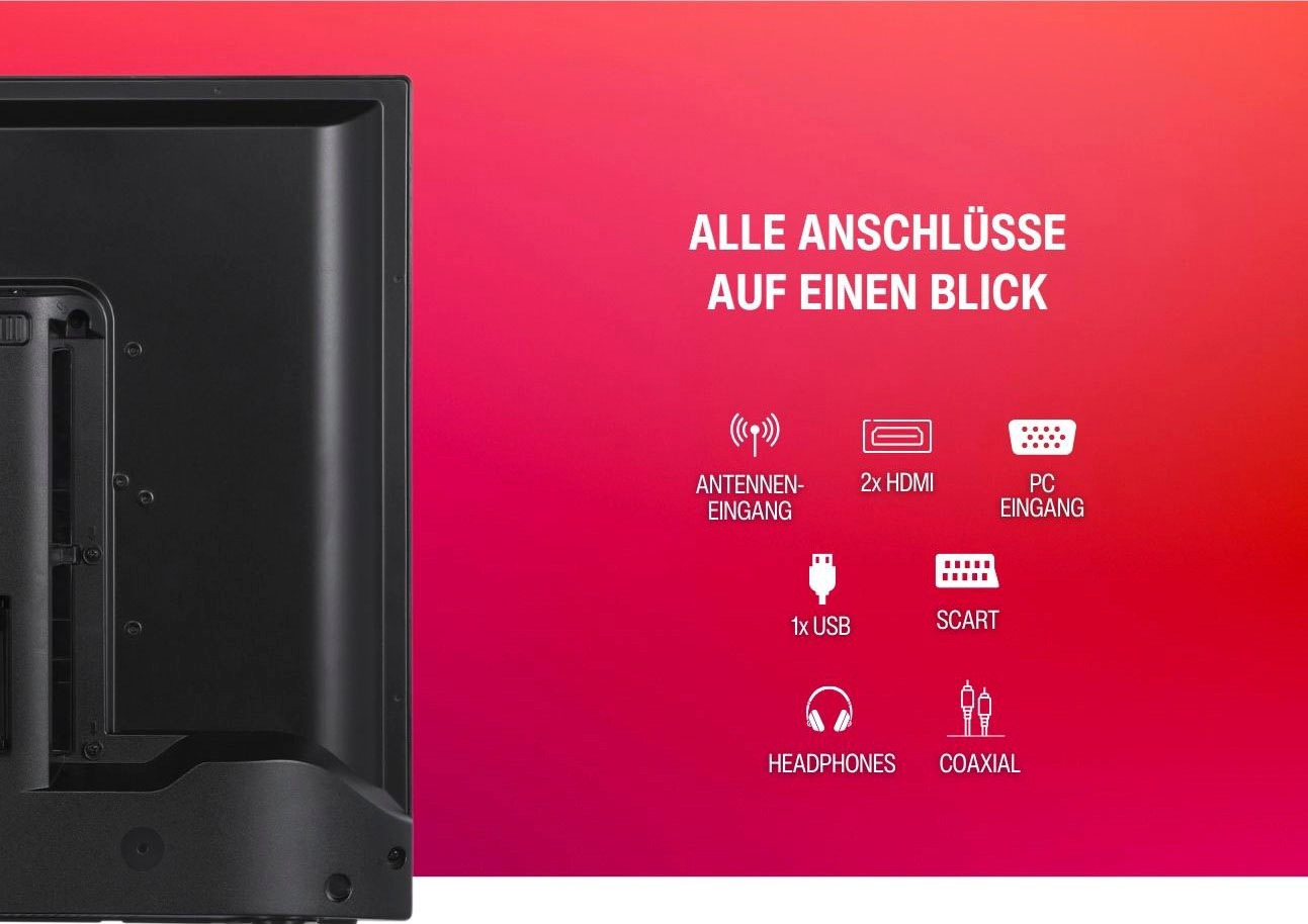 Telefunken LED-Fernseher »L24H550M4DI«, HD-ready, integrierter DVD-Player