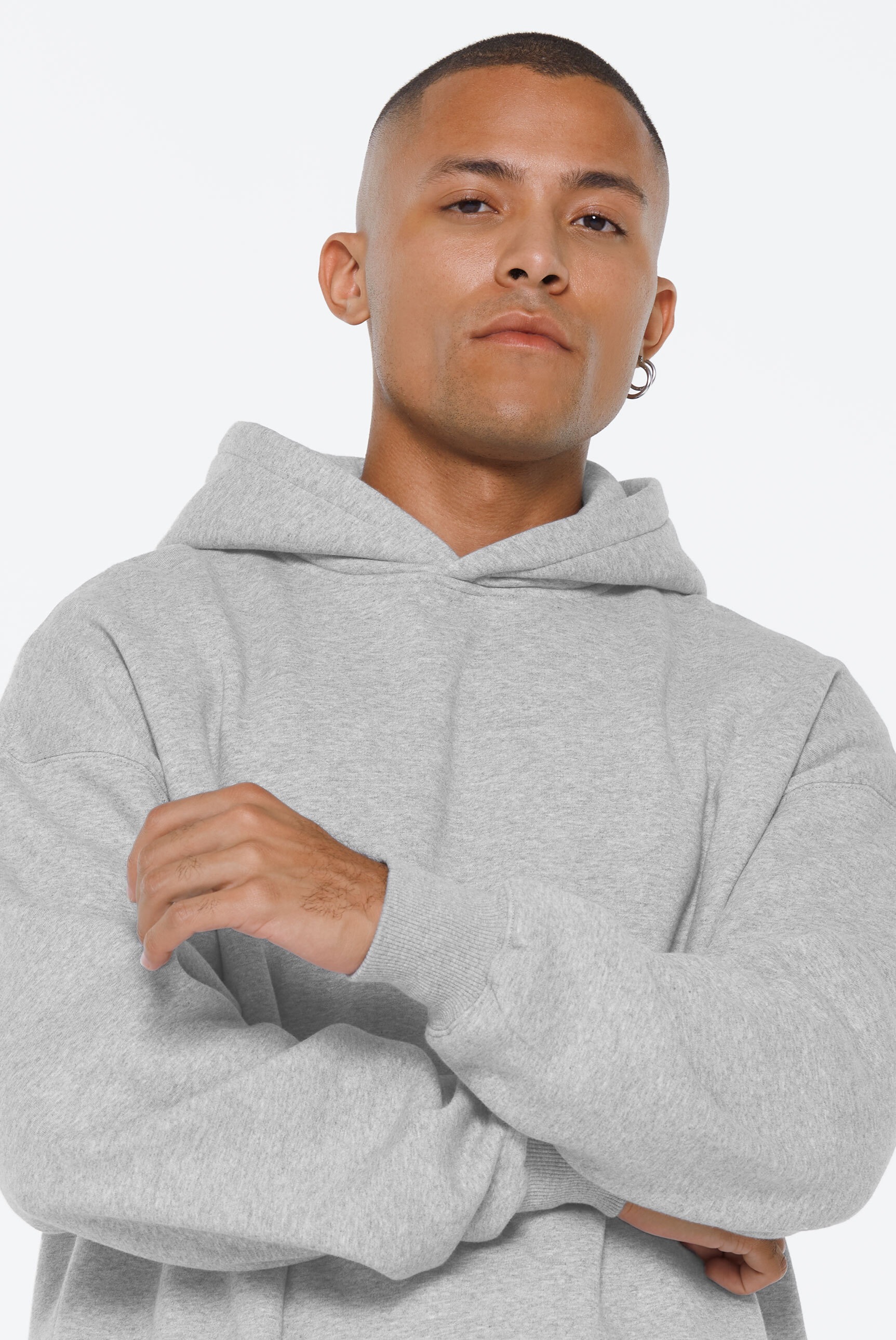 Harlem Soul Kapuzensweatshirt, mit überschnittenen Schultern