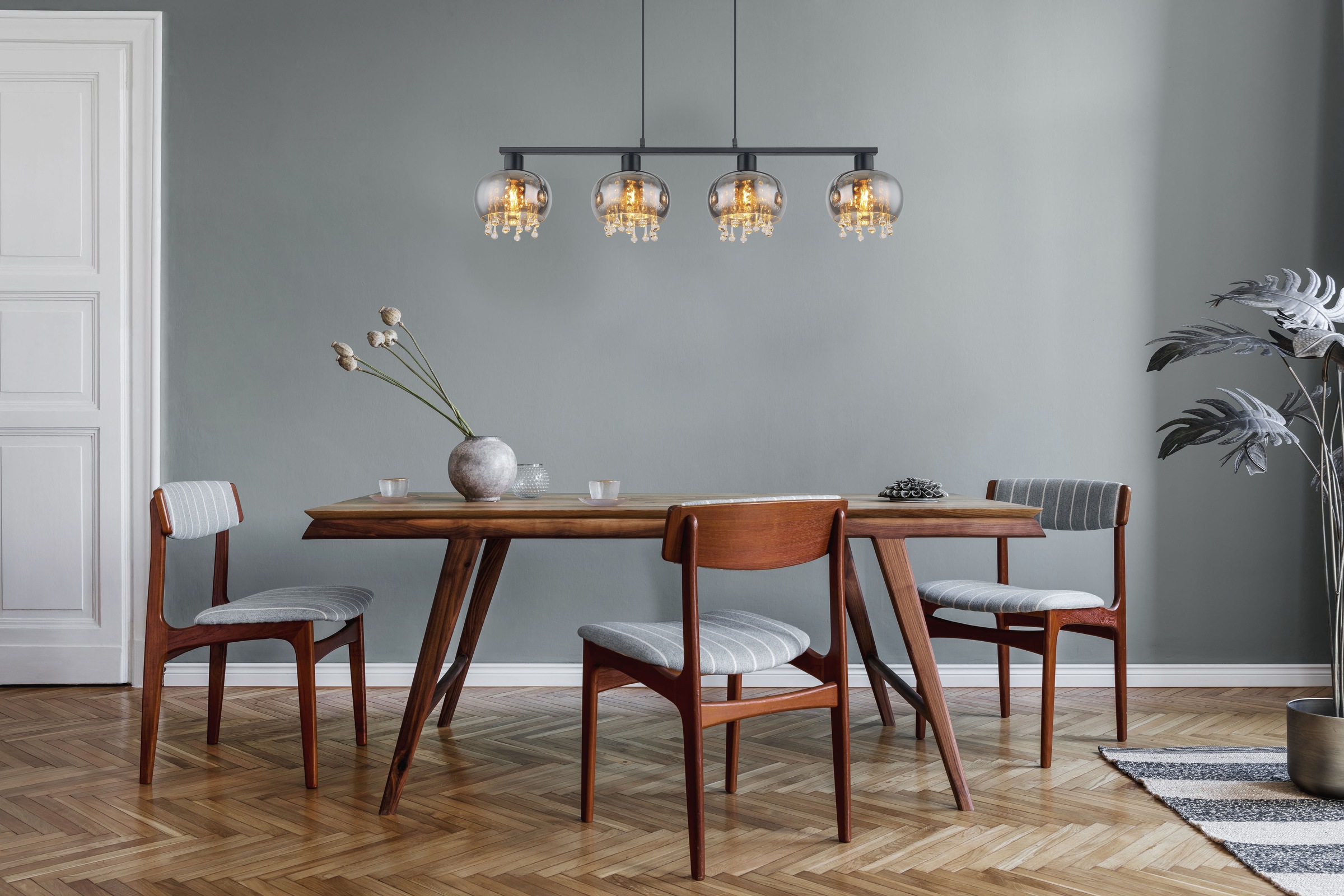 GLOBO LIGHTING Hängeleuchte »CORRY«, Leuchtmittel E27 | ohne Leuchtmittel, Hängelampe/Pendelleuchte/Esszimmer/Wohnzimmer/Esstisch