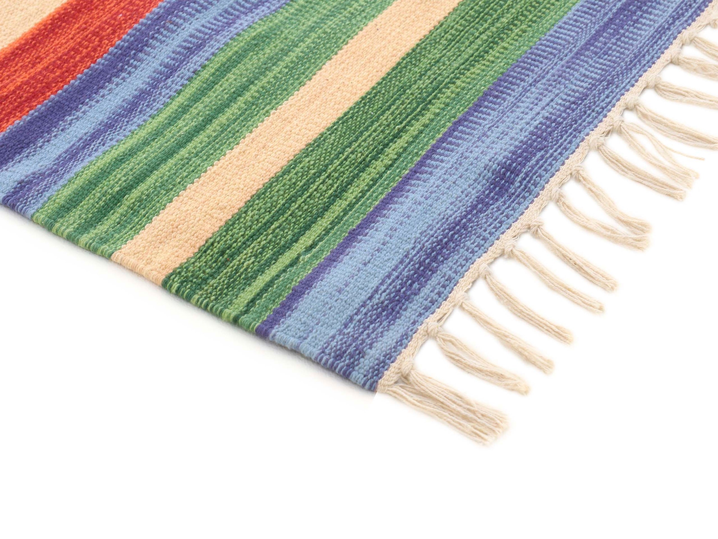 carpetfine Teppich »Kelim Mira«, rechteckig, 5 mm Höhe