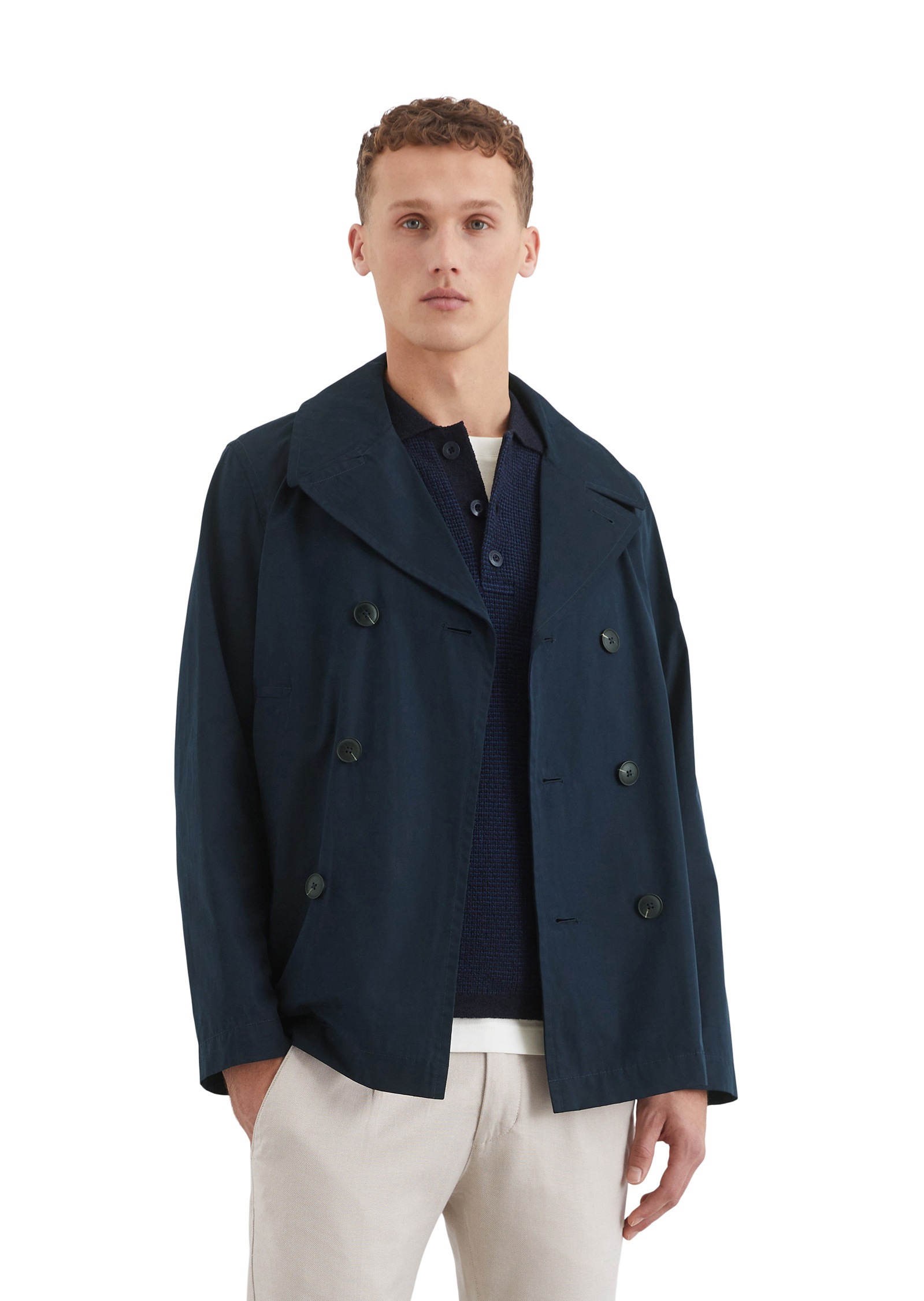Marc O'Polo Outdoorjacke »aus wasserabweisendem Ma...