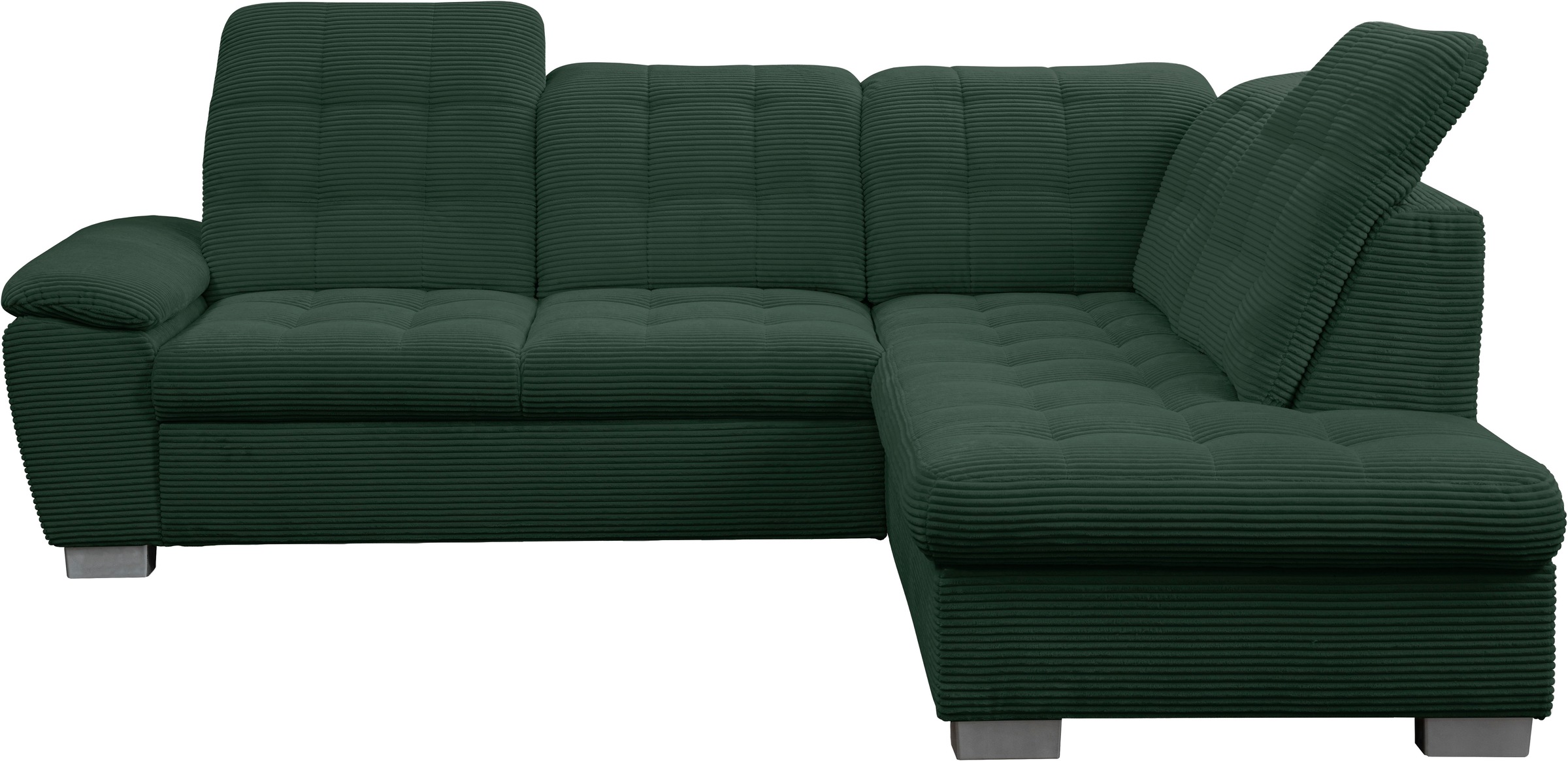 WERK2 Ecksofa "Bonny inkl. Kopfteilverstellung, Bettfunktion, Stauraum, L-F günstig online kaufen