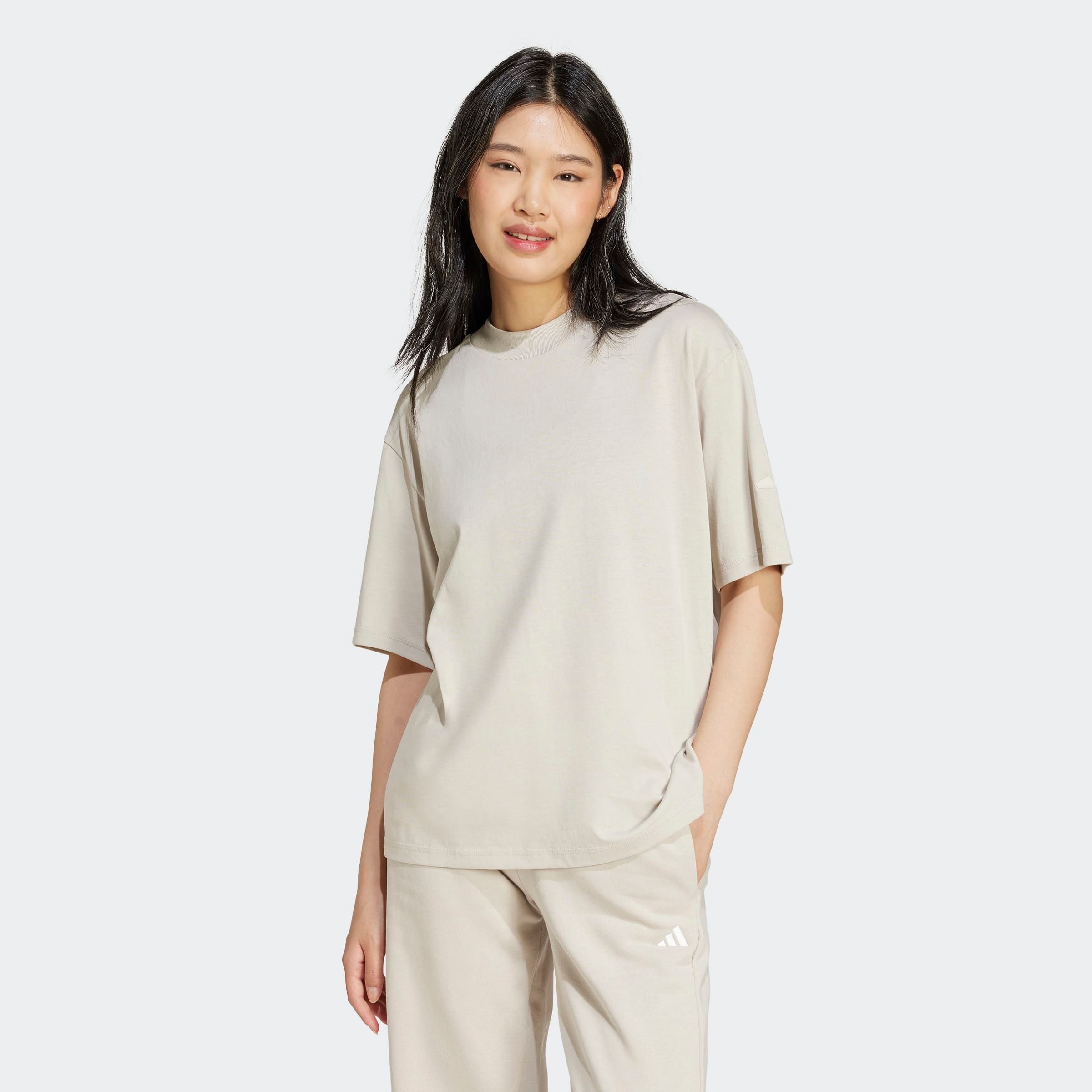 adidas Sportswear T-Shirt "ESSENTIALS CONTEMPORARY LOGO BOYFRIEND" günstig online kaufen