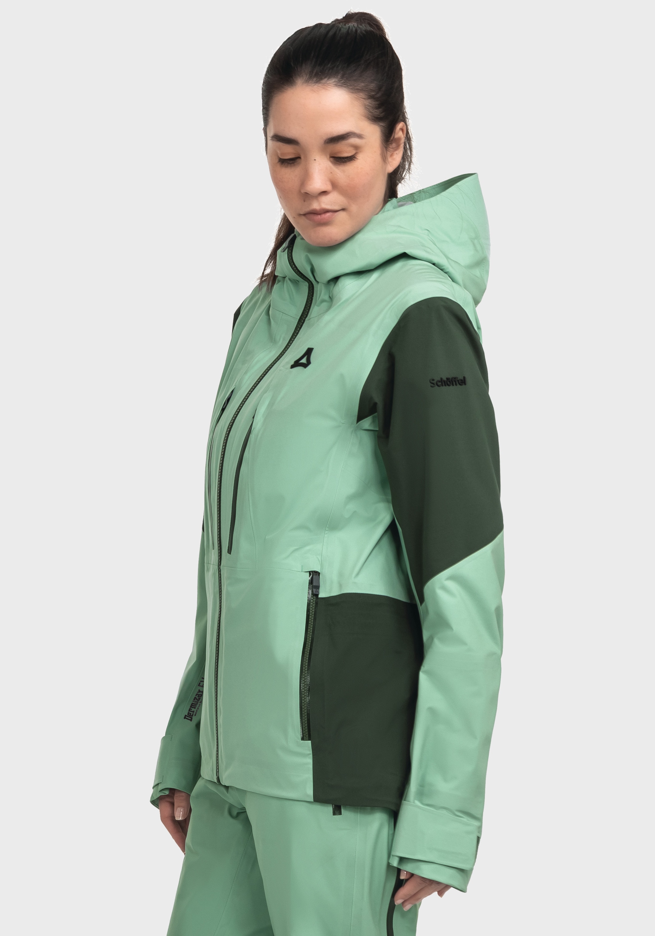 Schöffel Outdoorjacke »Ski Shell Jk Style Lufeld WMS«, mit Kapuze