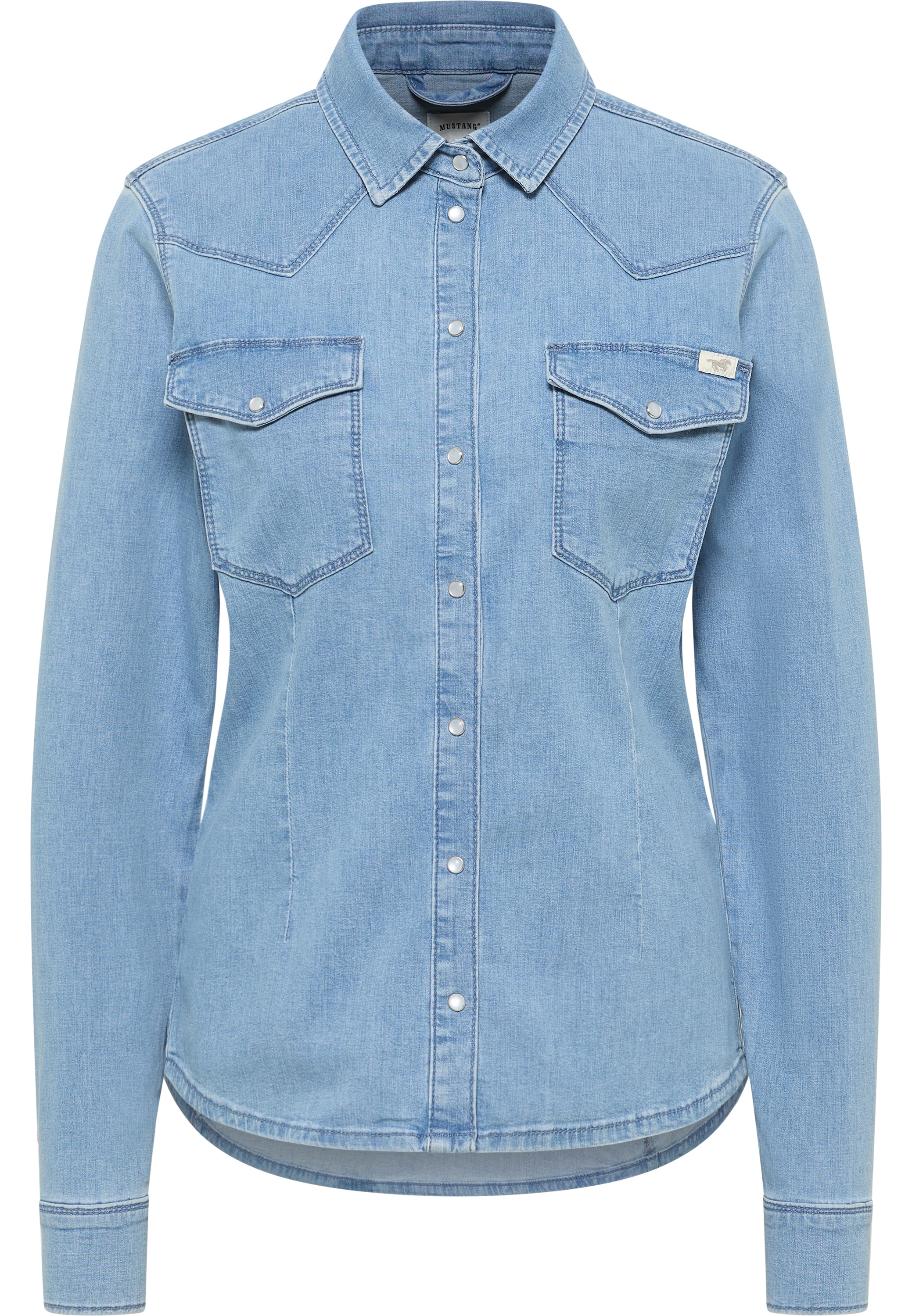 MUSTANG Hemdbluse "Damen Style Cody Denim Shirt" günstig online kaufen
