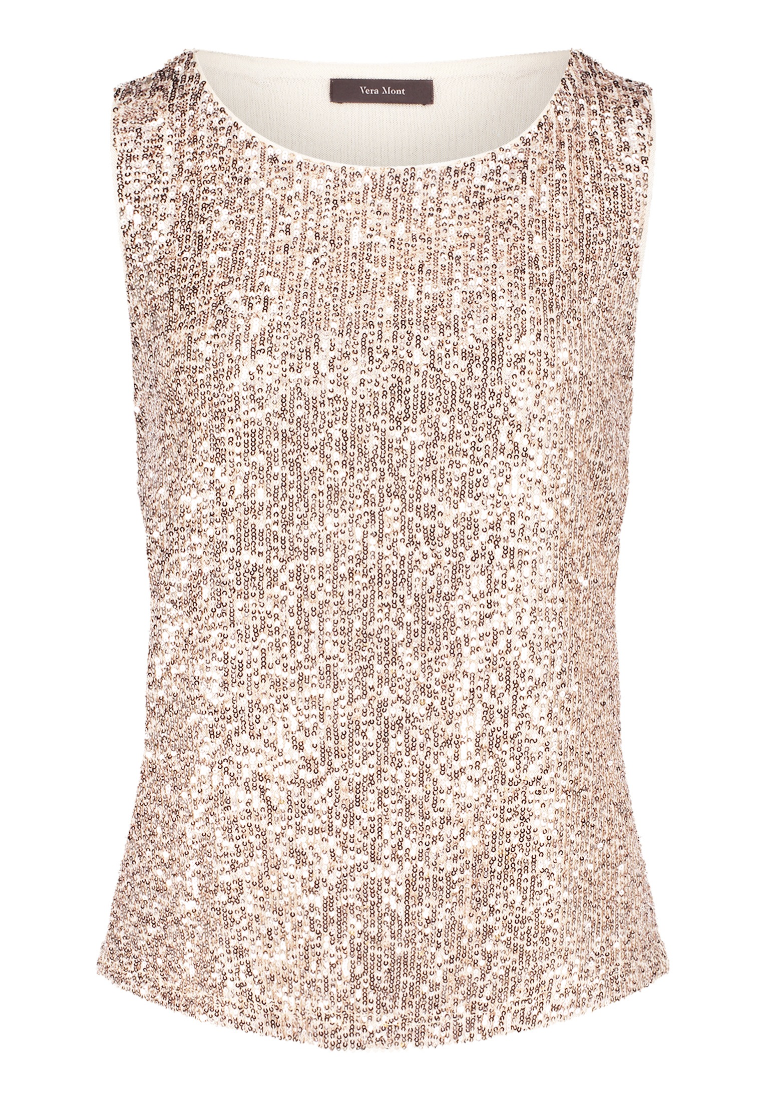 Vera Mont Blusentop »Vera Mont Pailletten-Top ohne Arm«