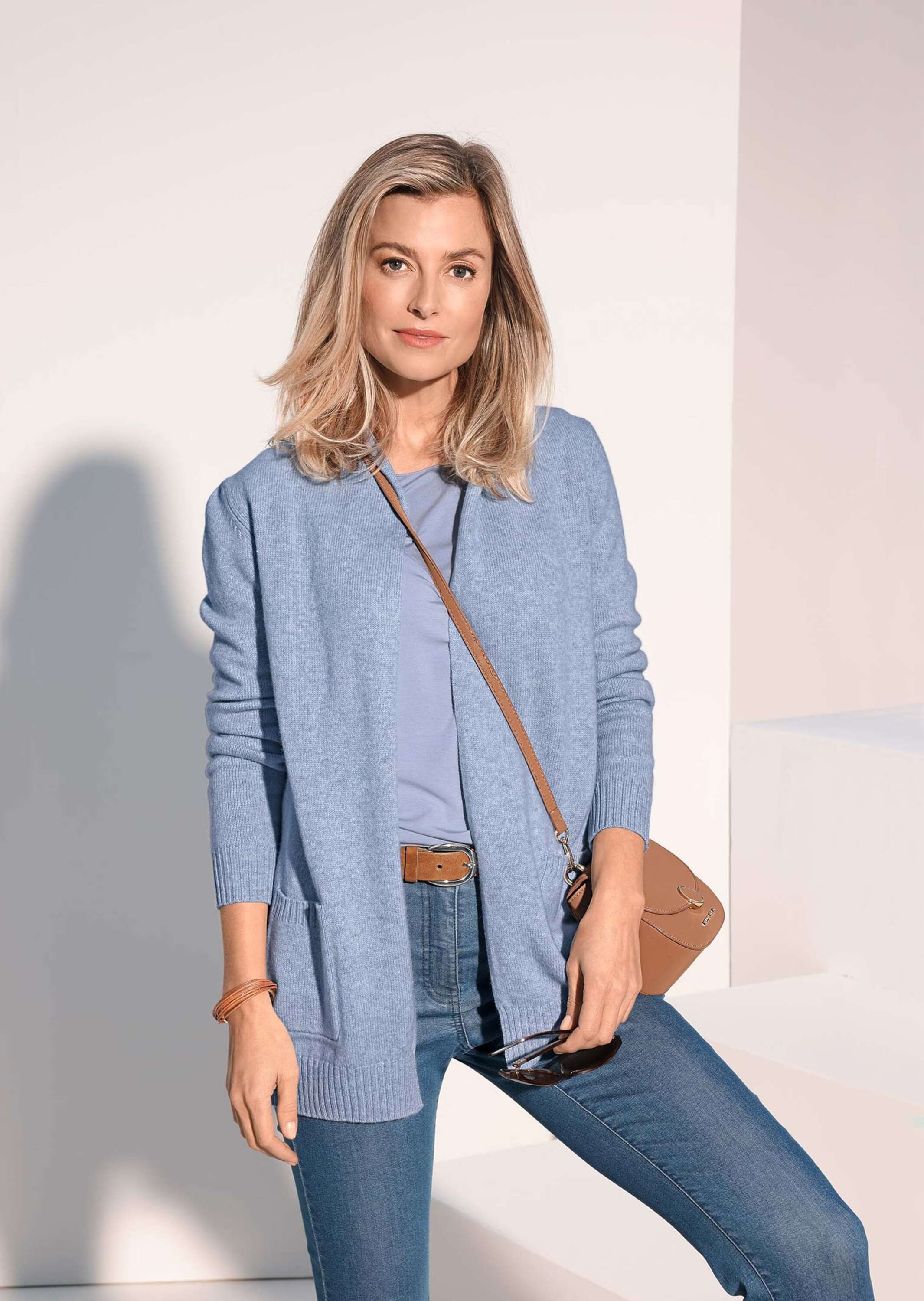 GOLDNER Strickjacke »Strickjacke aus Merinowolle«