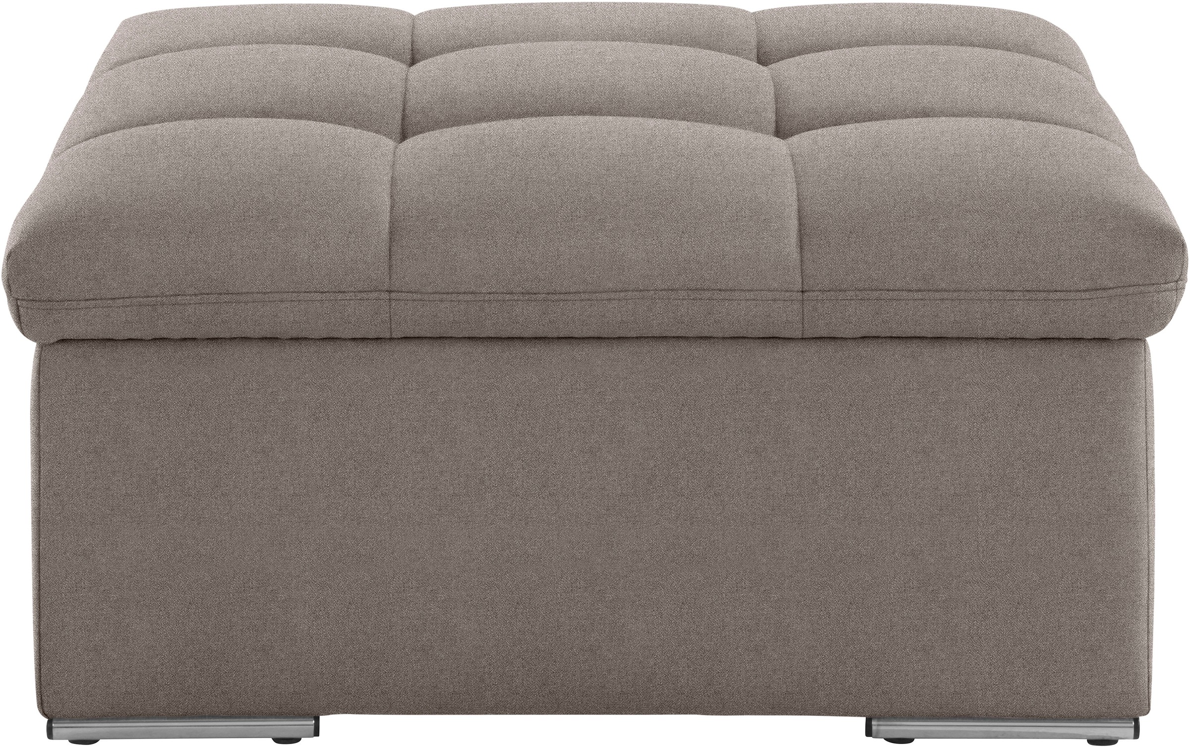 DOMO collection Sitzhocker "Lagoa moderne Steppung im Sitz, elegant und zeitlos, B/T 87/87cm" in großer Farbauswahl