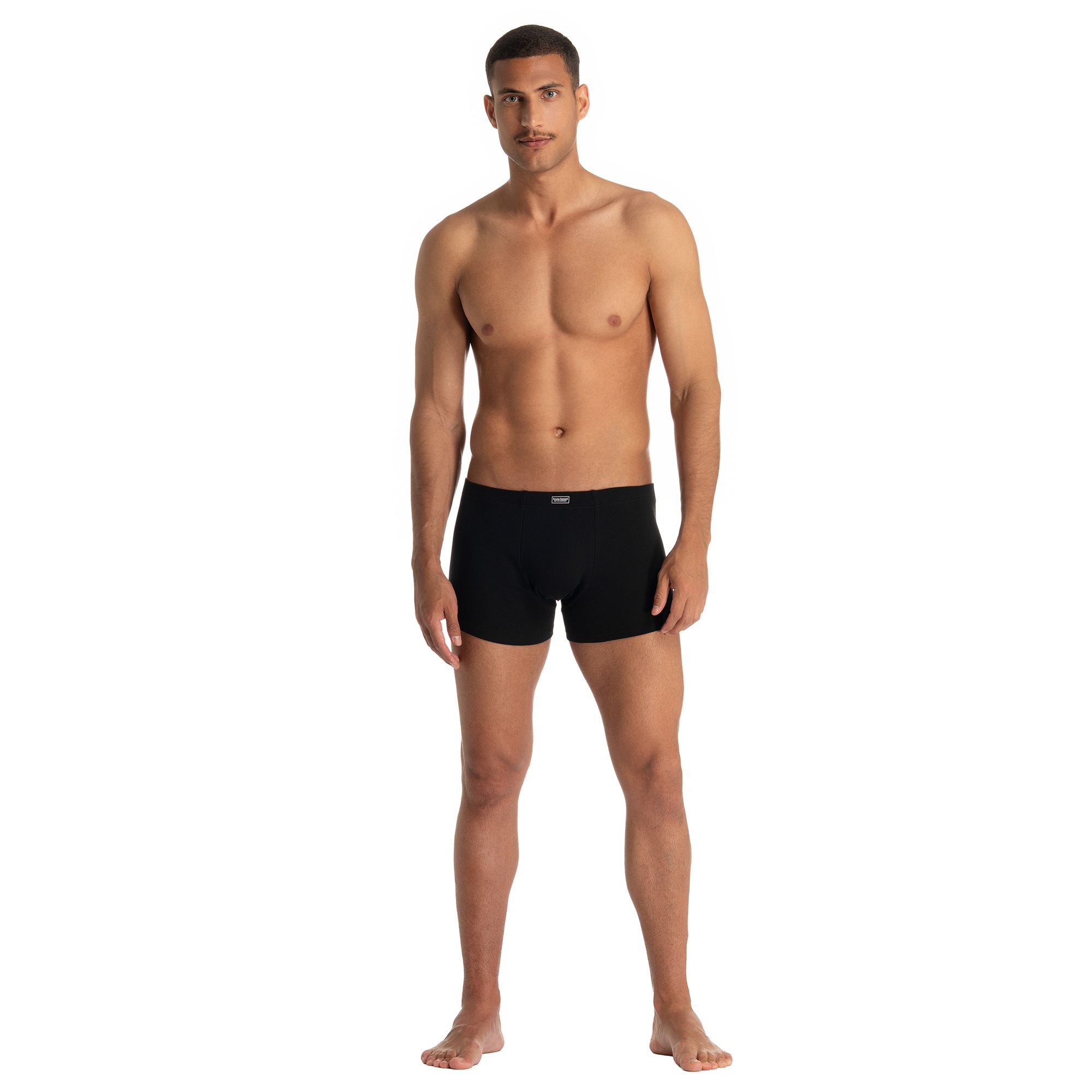 Bruno Banani Boxer »FINE RIB« Feinripp, Komfortbund, eng anliegend