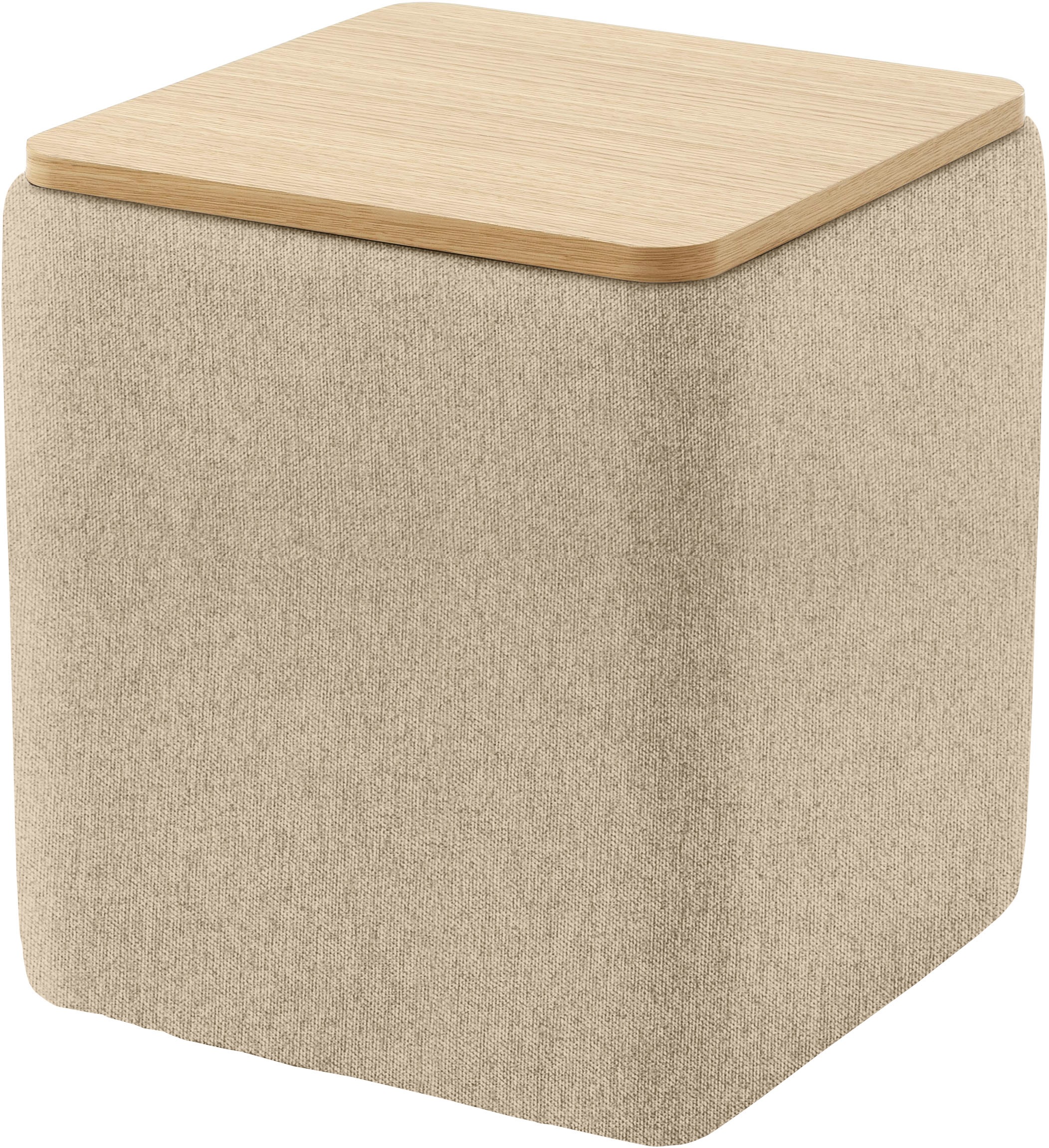 Home affaire Ablagetisch "Kyro, Stauraum mit Tischplatte Eiche, Breite 40 cm" Stylisch, handlich und praktisch für dein Schlafzimmer