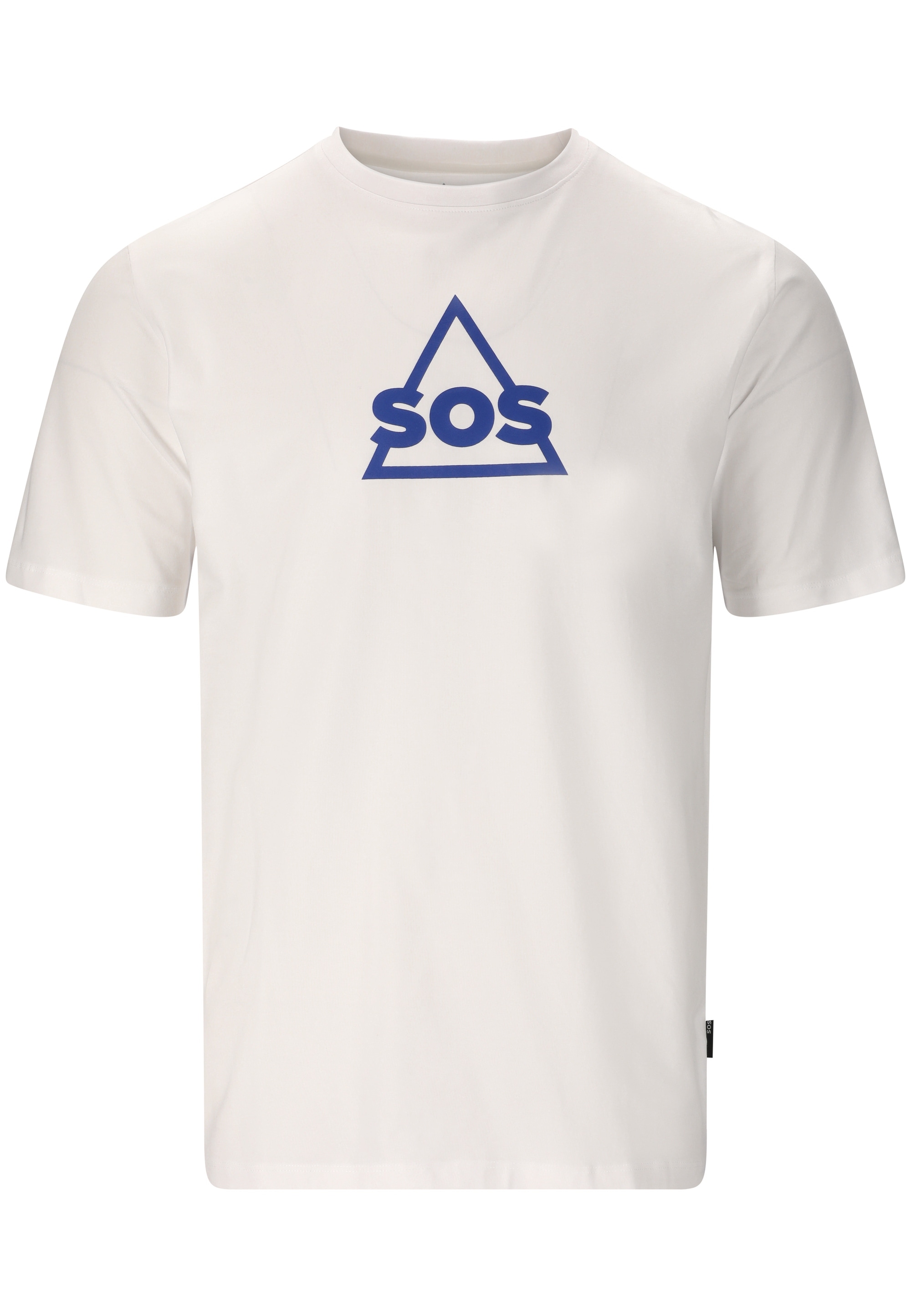 SOS Funktionsshirt »Kvitfjell« mit biologischer Baumwolle und subtilem SOS-Print