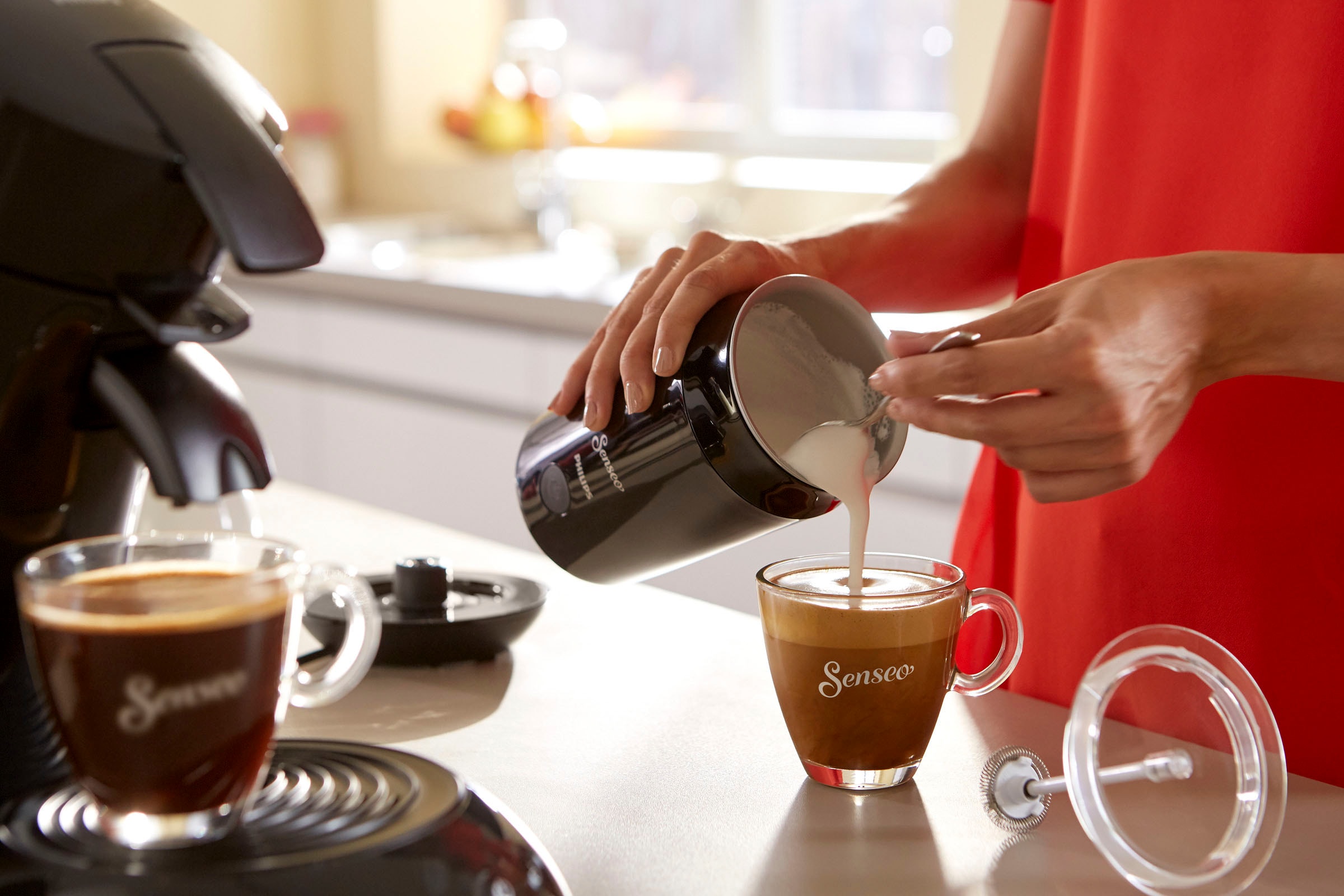 Philips Senseo Kaffeepadmaschine »Original HD6553/65«, inkl.  Milchaufschäumer im Wert von € 79,99 UVP | BAUR