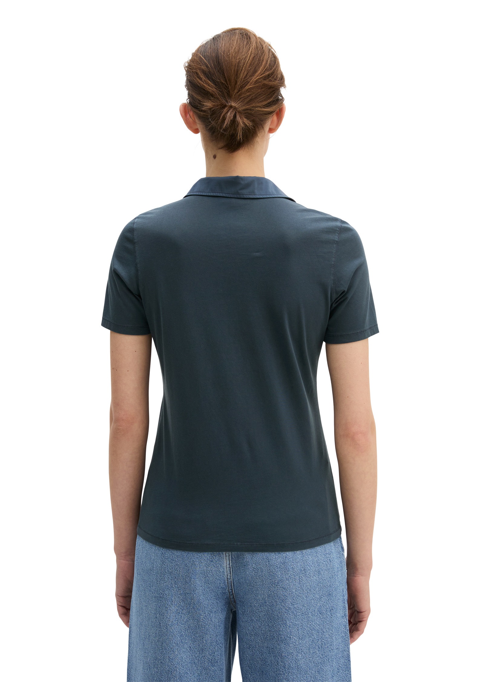 Thumbnail - Marc OPolo Poloshirt "mit Material-Mix-Details"