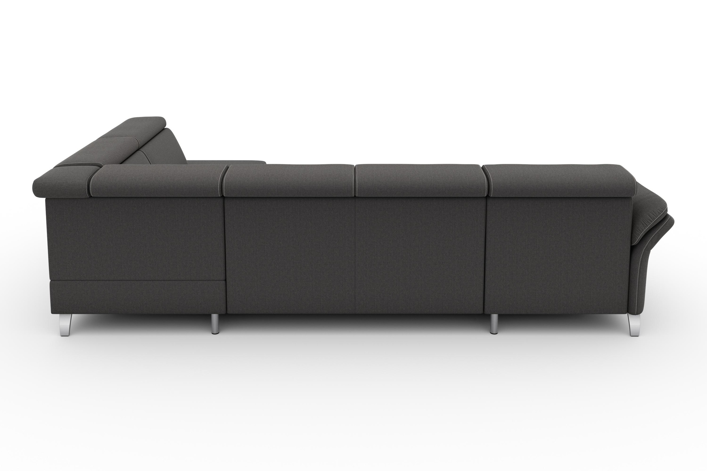 sit&more Wohnlandschaft »Vincenzo U-Form«, inklusive Kopfteilverstellung, wahlweise mit Bettfunktion, Bettkasten