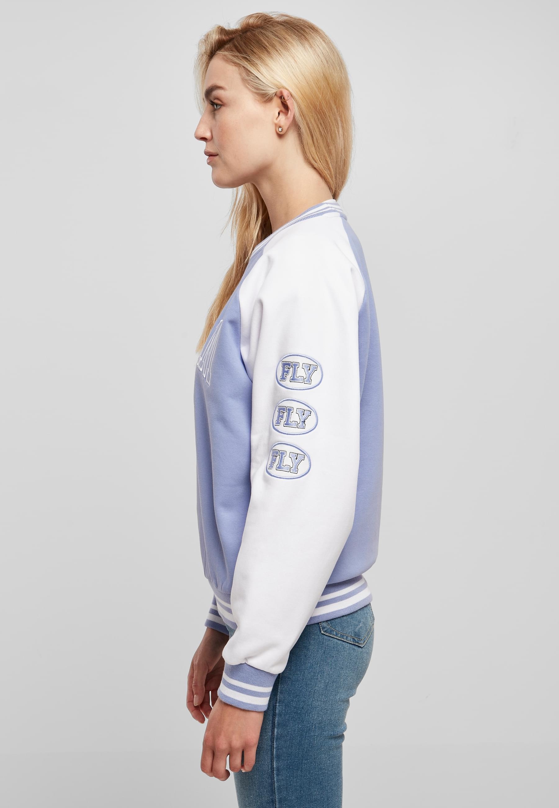 Karl Kani Sweater »Karl Kani Damen KW224-028-1KK Small Signature Block College«, (1 tlg.)