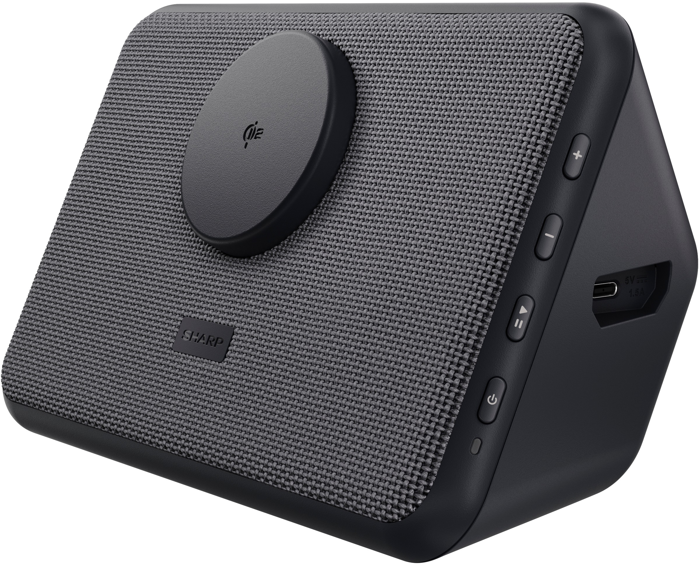 Sharp Bluetooth-Lautsprecher »CP-DS09« Stereo (A2DP Bluetooth | AVRCP Bluetooth | Bluetooth Apple Siri | Google Assistant | Ladefunktion für Mobilgeräte | Lautstärkeregelung )