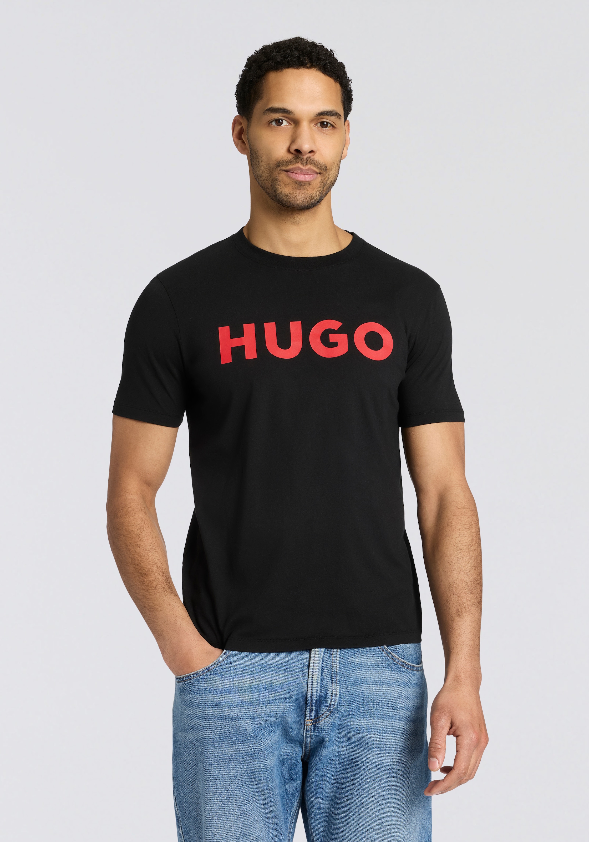 HUGO T-Shirt "Dulivio" Rundhalsausschnitt, Regular Fit, Must have Basic günstig online kaufen