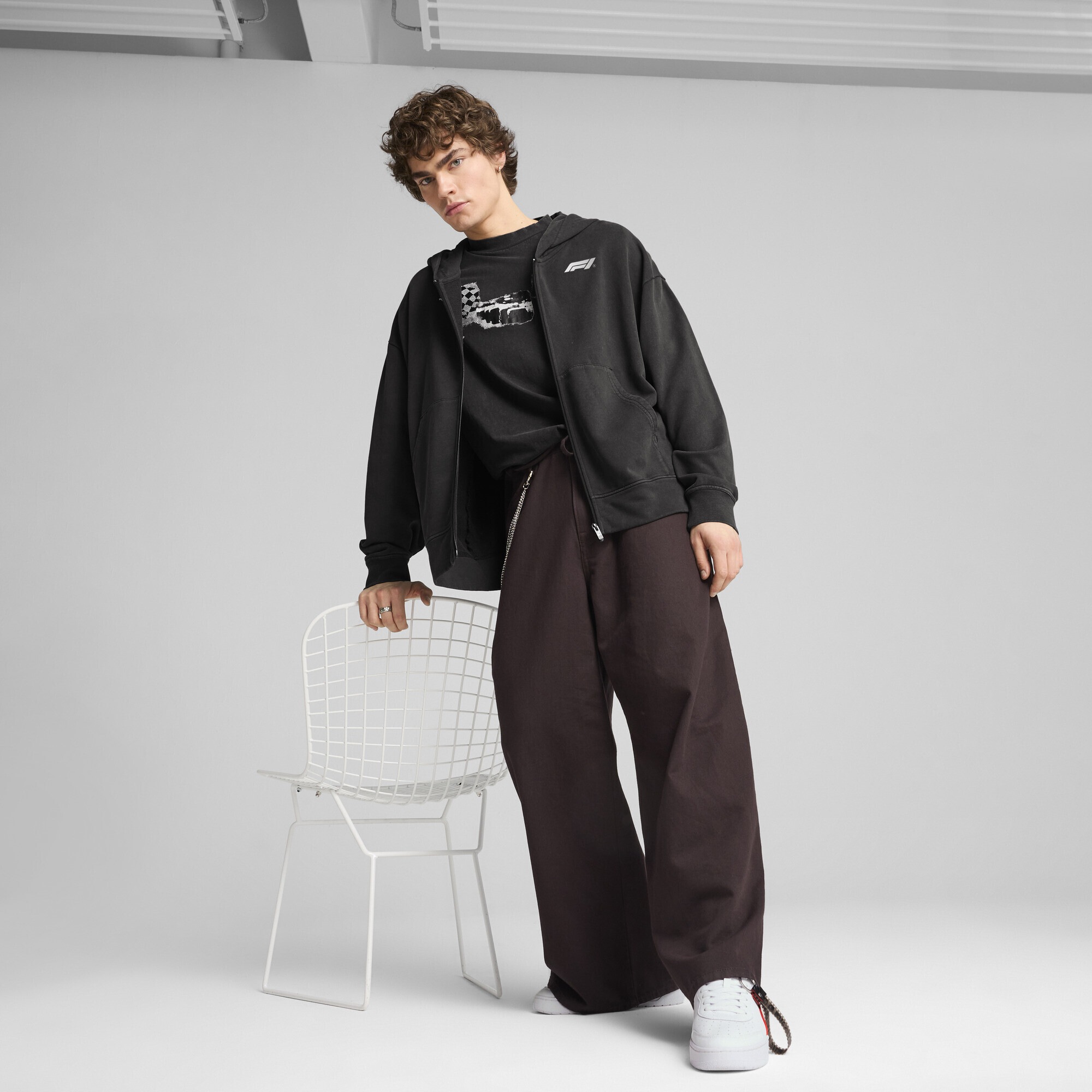 PUMA Sweatjacke »F1® Graphic Hoodie mit durchgehendem Reißverschluss Herren«